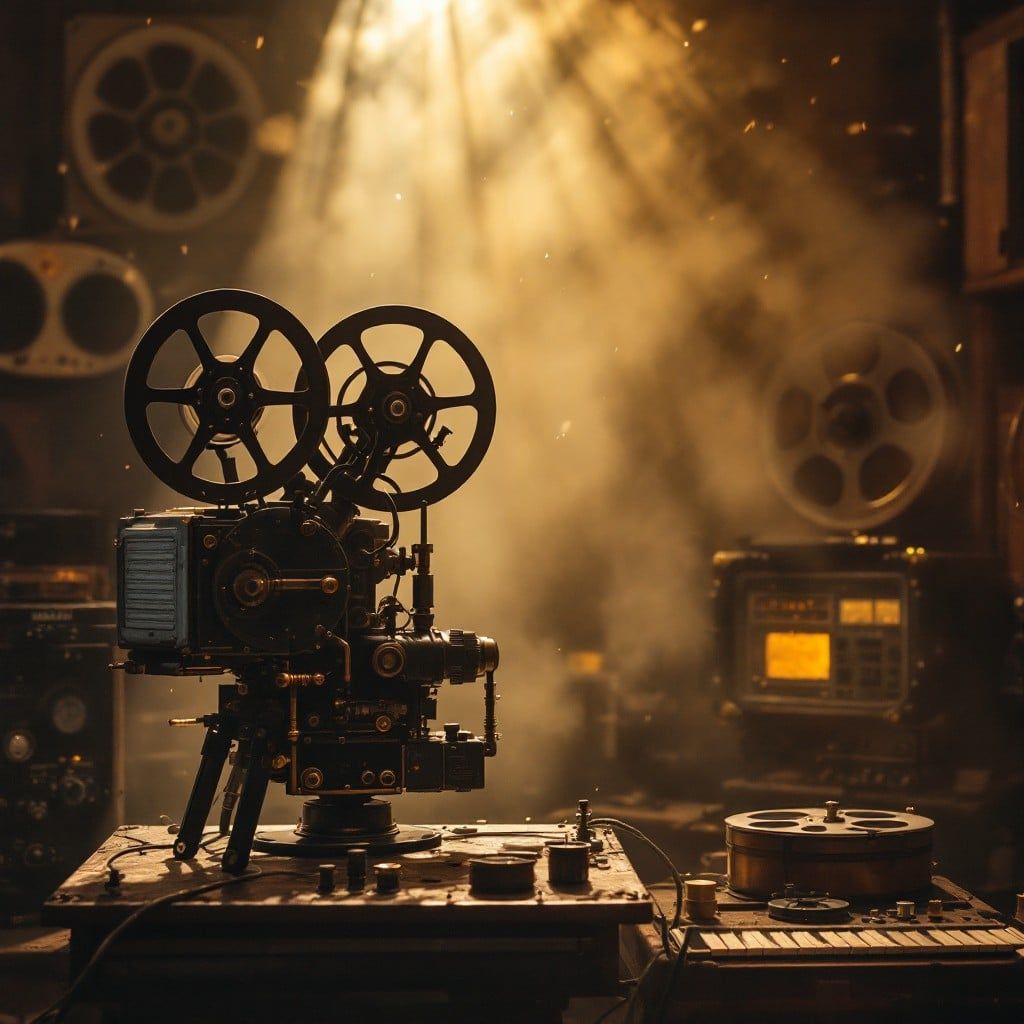 1024x1024 Free Vintage Cinema Magic Image, Vintage, Cinema