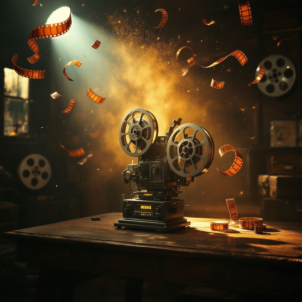 1024x1024 Free Vintage Cinema Magic Image, Cinema, Vintage