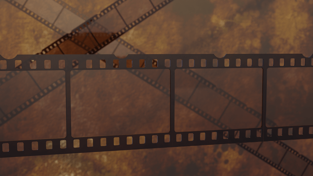 1280x720 Download Filmstrip Movie Old. Royalty Free Stock Illustration Image