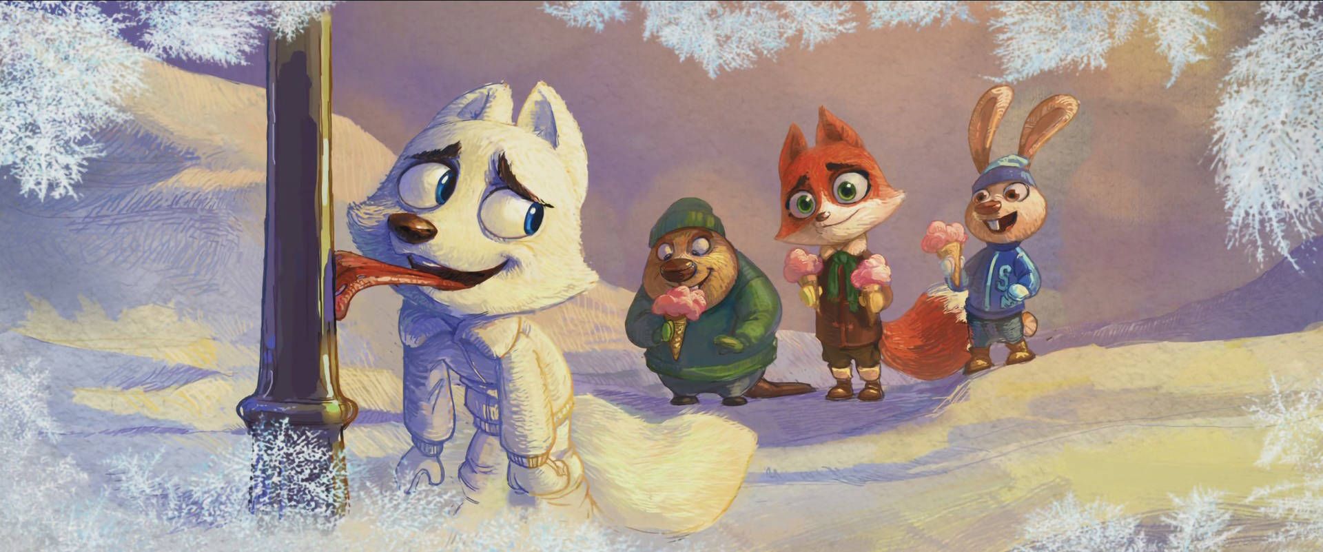 1920x801 Download Arctic Justice Swifty Frozen Pole Wallpaper