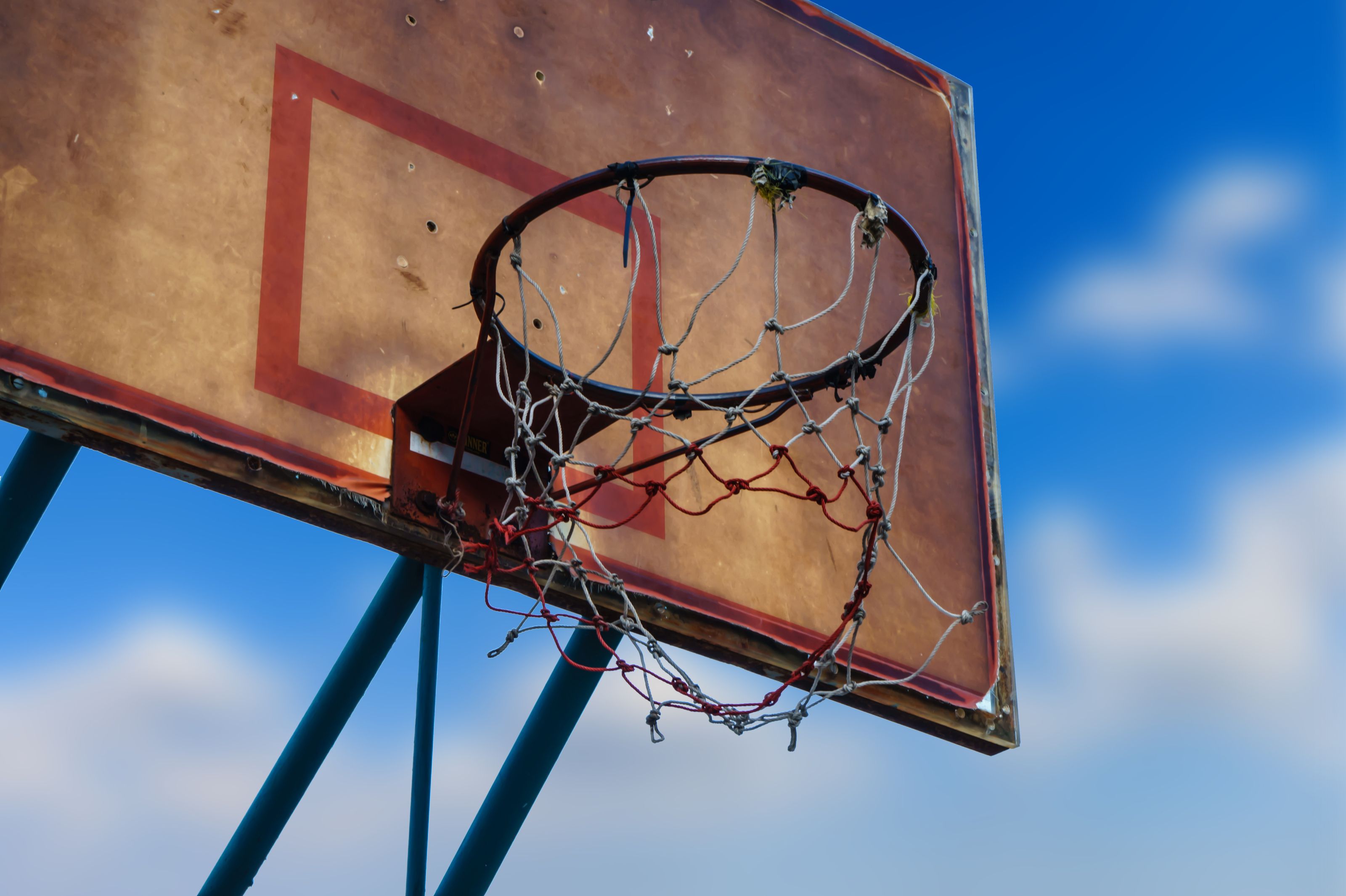 3200x2130 Vintage Basketball Hoop Wall Mural
