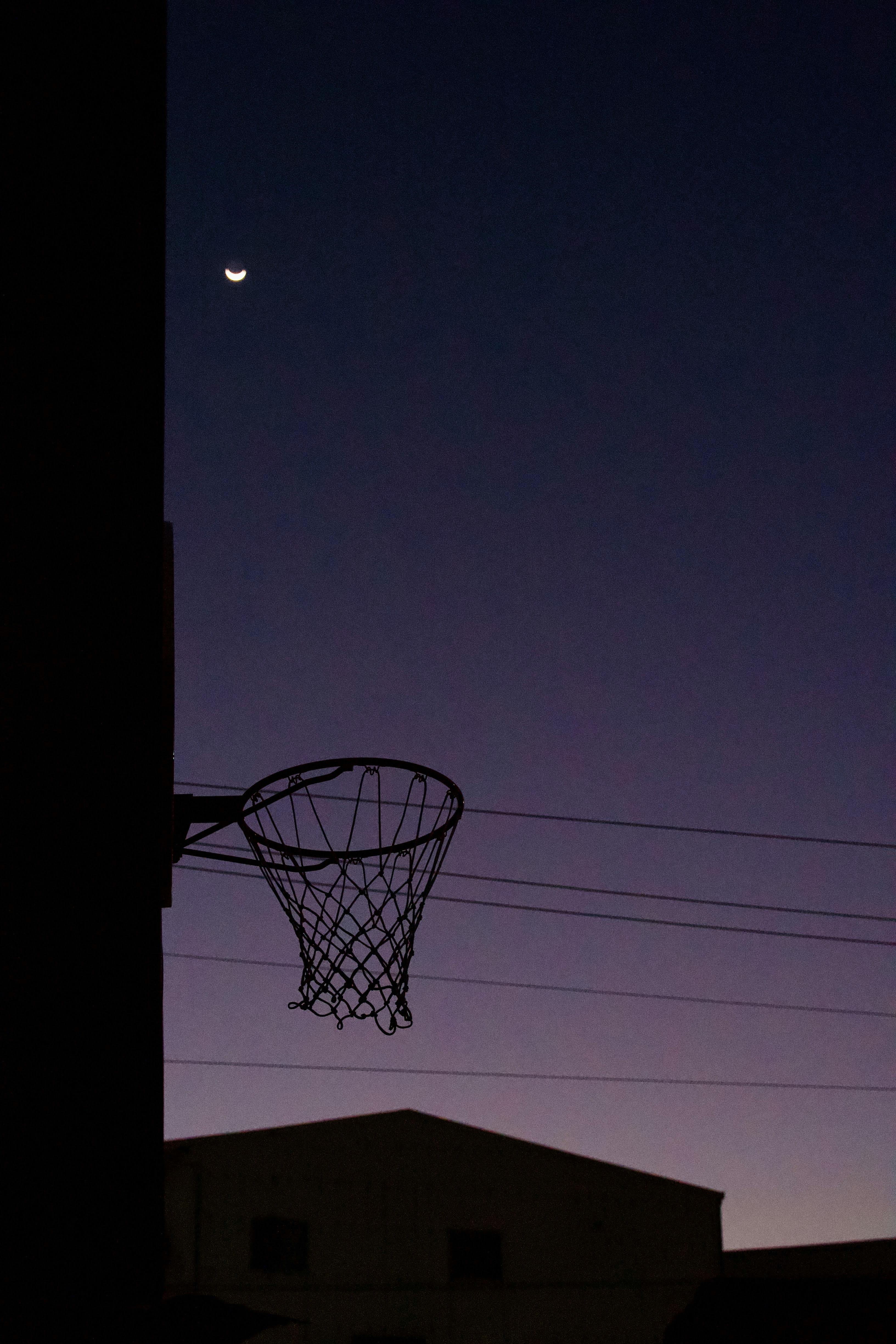3265x4898 Night Sky over Basketball Ring · Free