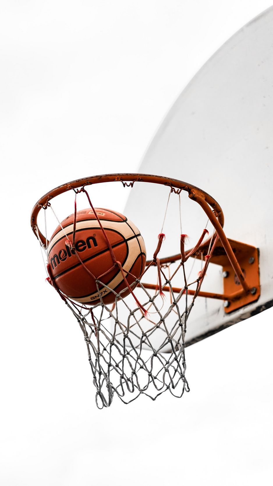938x1668 Download Wallpaper 938x1668 Basketball, Ball, Basketball Net, Basketball Hoop, Backboard Iphone 8 7 6s 6 For Parallax HD Background