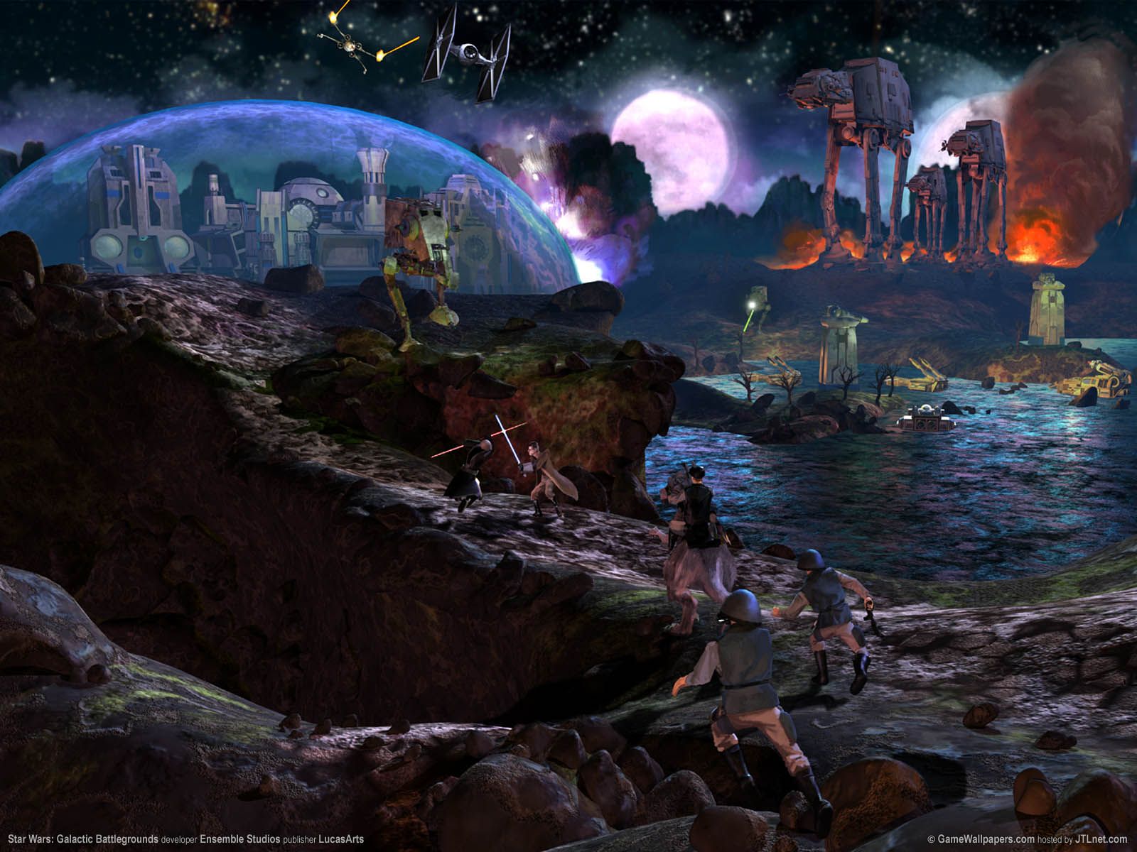 1600x1200 Star Wars: Galactic Battlegrounds wallpaper 03 1600x1200
