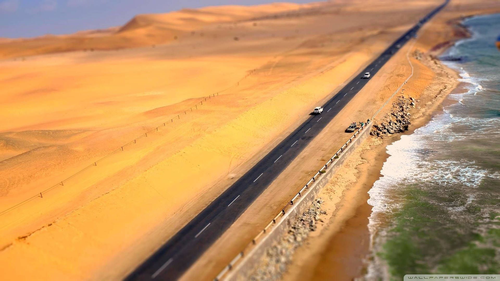 1920x1080 Download Namibia Namib Desert Highway Wallpaper