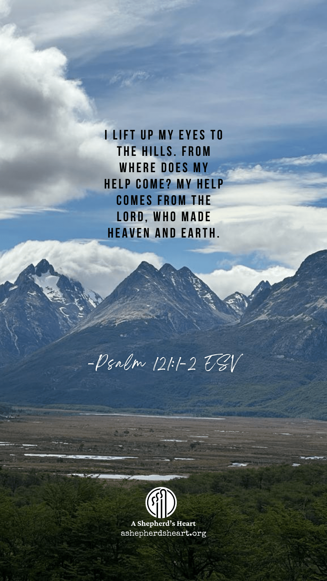 1080x1920 A Shepherd's Heart: New Free Scripture Phone Wallpaper Image
