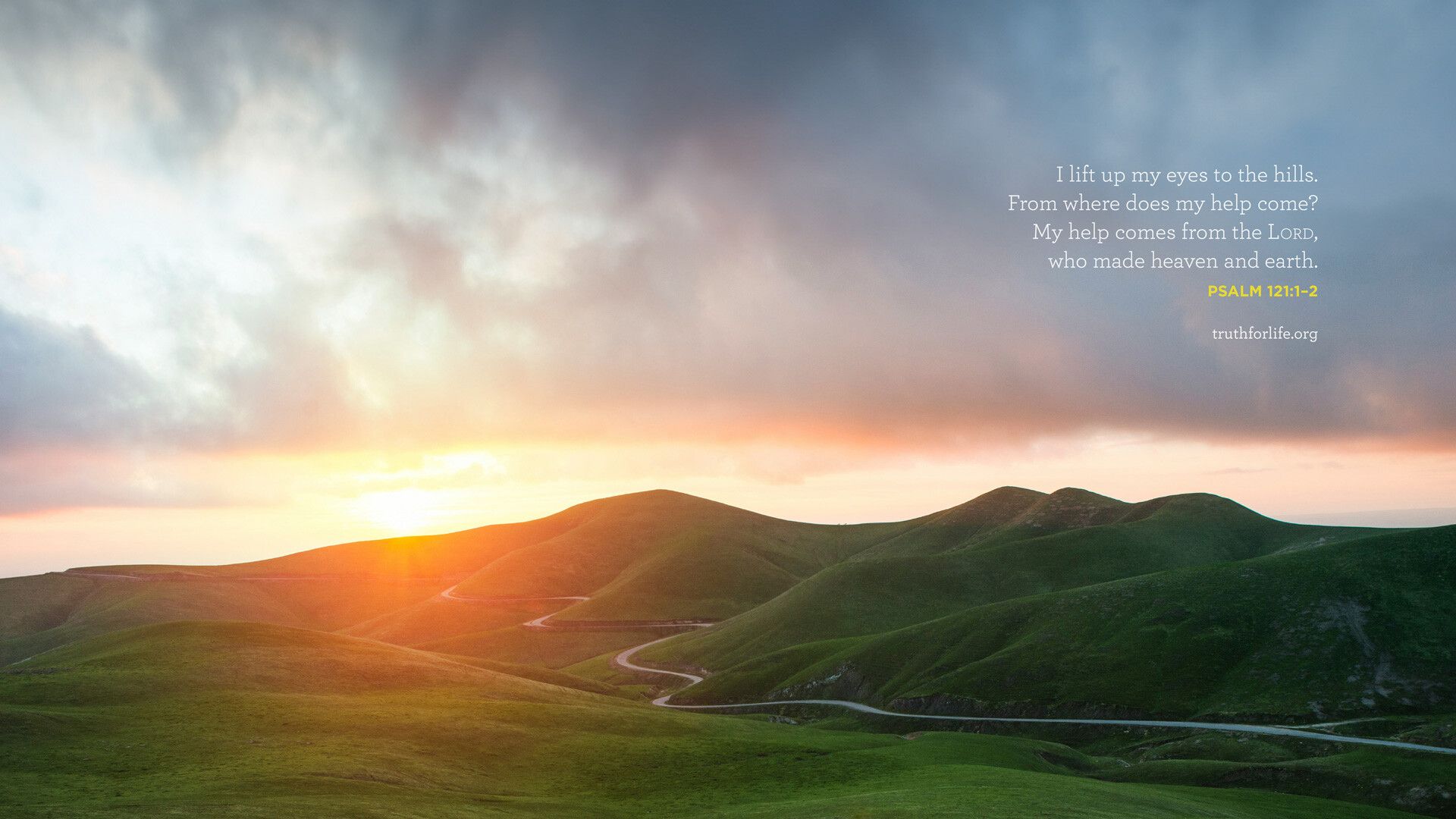 1920x1080 Wallpaper: Lift Up My Eyes