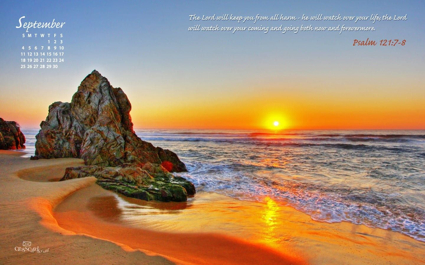 1440x900 September 2011 121:7 8 Desktop Calendar Free September Wallpaper