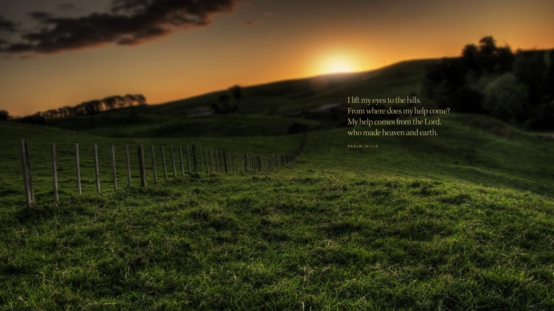 1920x1080 Wednesday Wallpaper: Psalm 121:1 2
