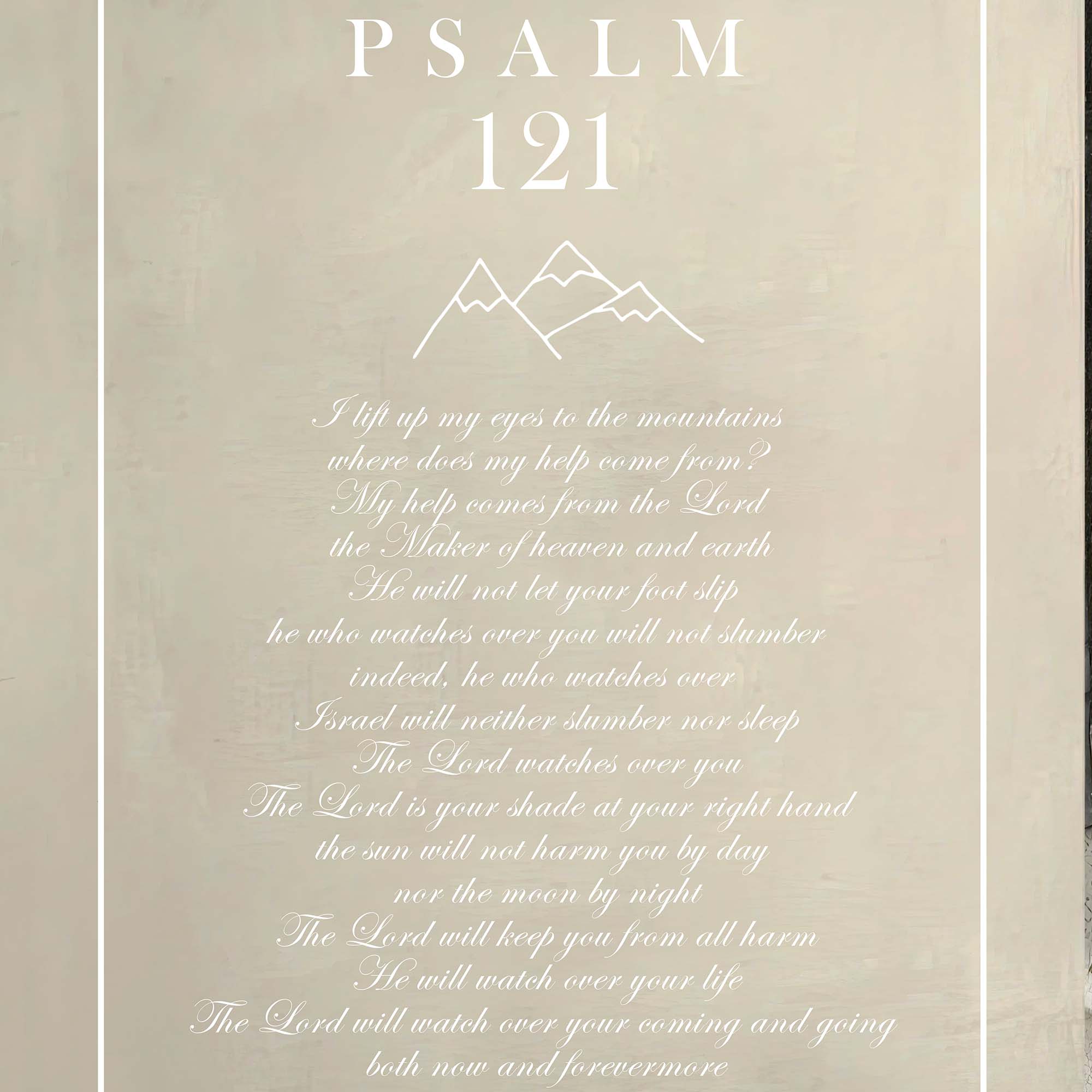 2000x2000 Psalm 121 Christian Art Tree Prints