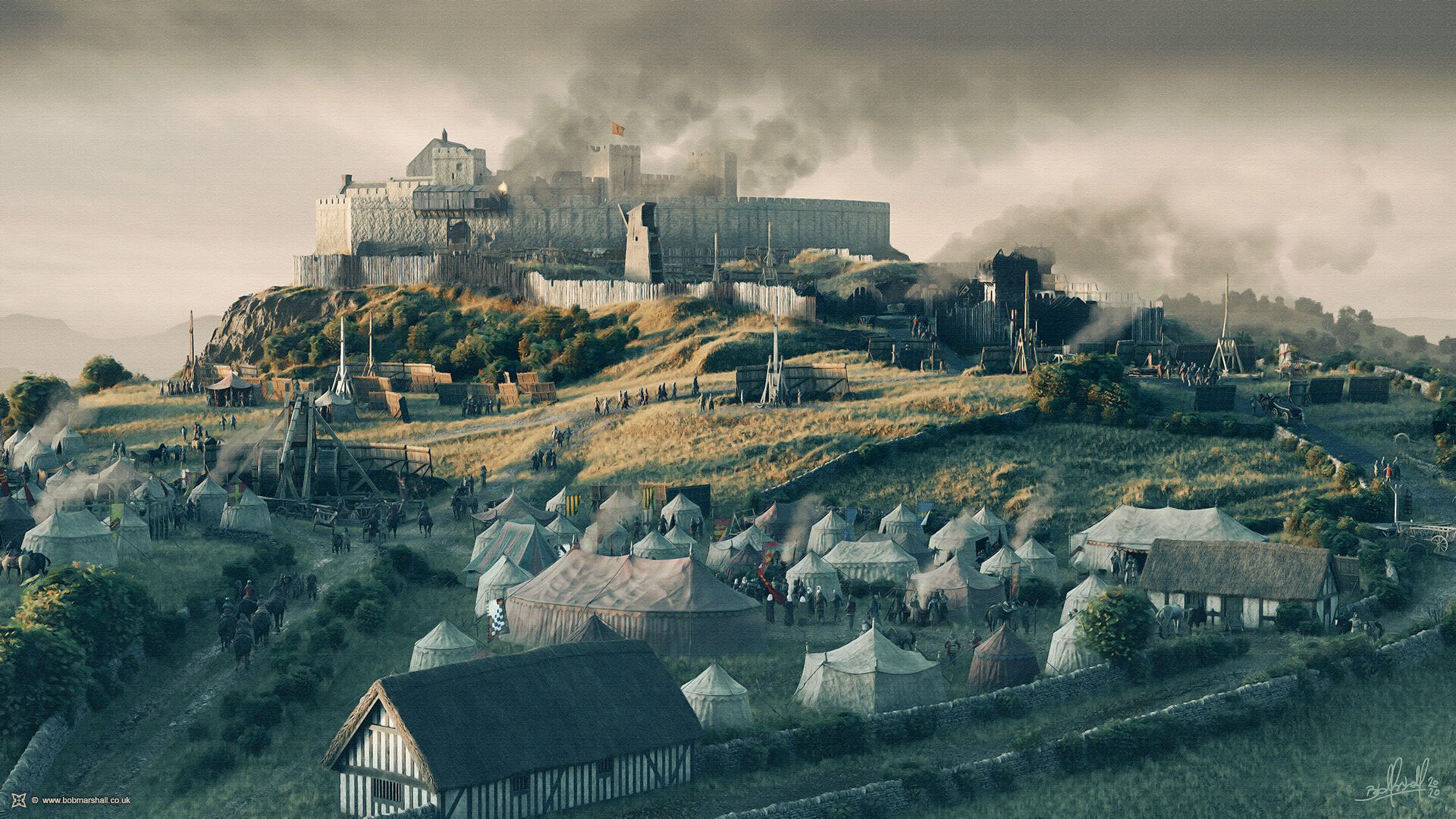1920x1080 Wolf at the Door Reconstruction of The Siege of Stirling Castle 1304