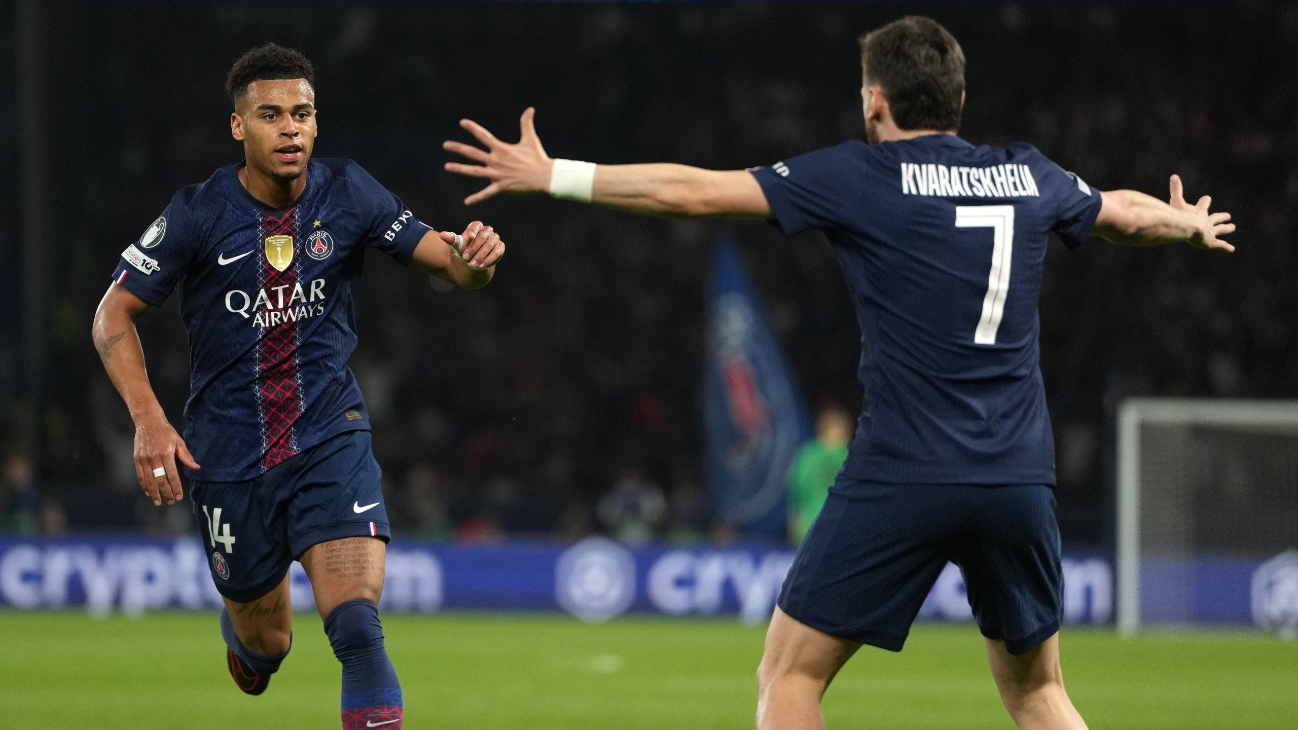 2560x1440 Kvaratskhelia Scores Again As PSG Beats Liverpool 2 0 In Champions League Quarterfinal 1st Leg. FOX 5 San Diego & KUSI News