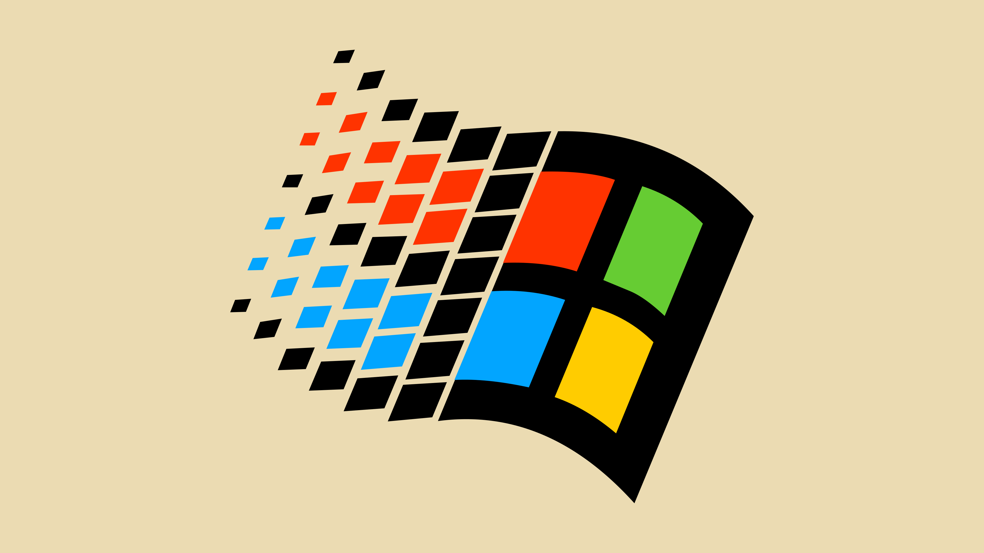 3840x2160 Wallpaper Windows, Microsoft Windows 95 Logo, Windows Windows Microsoft Corporation, Background Free Image