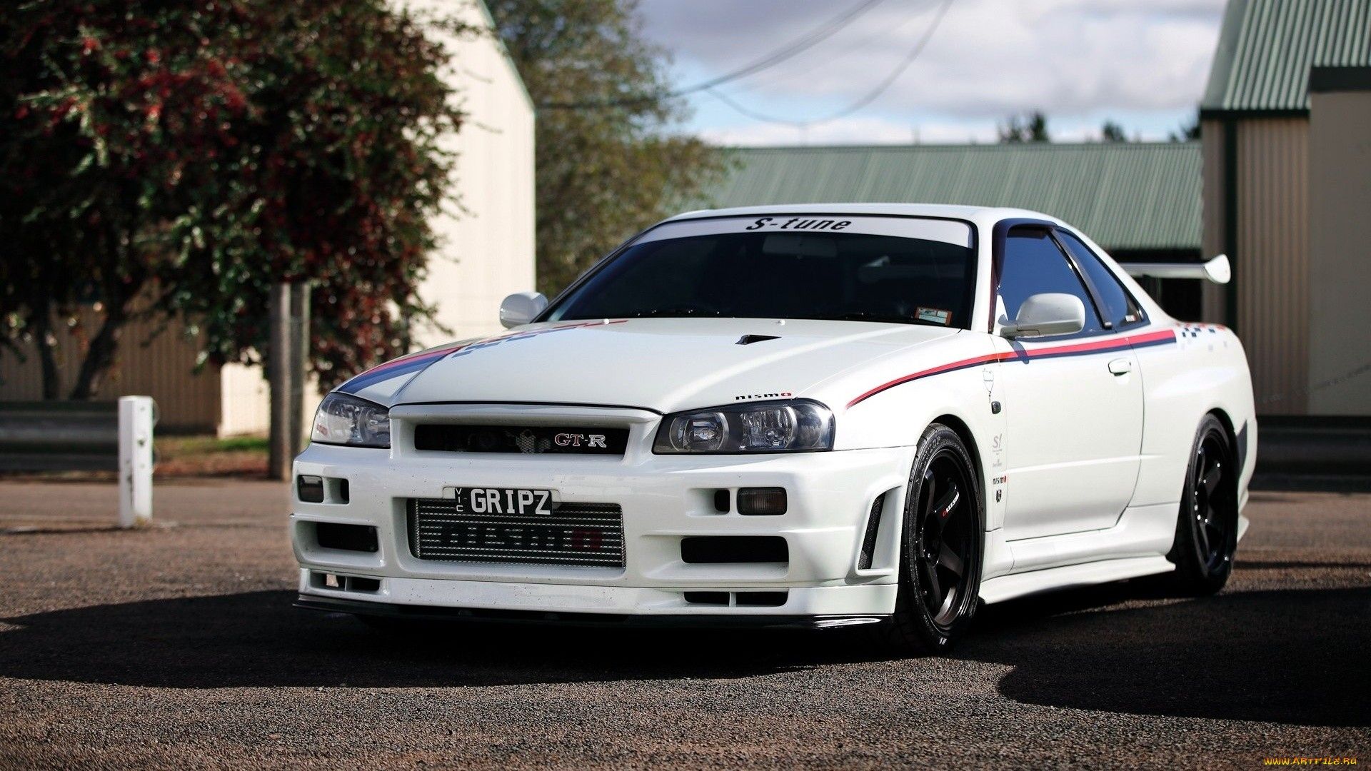 1920x1080 nissan, Skyline, R Supercar, Tuning, White Wallpaper HD / Desktop and Mobile Background