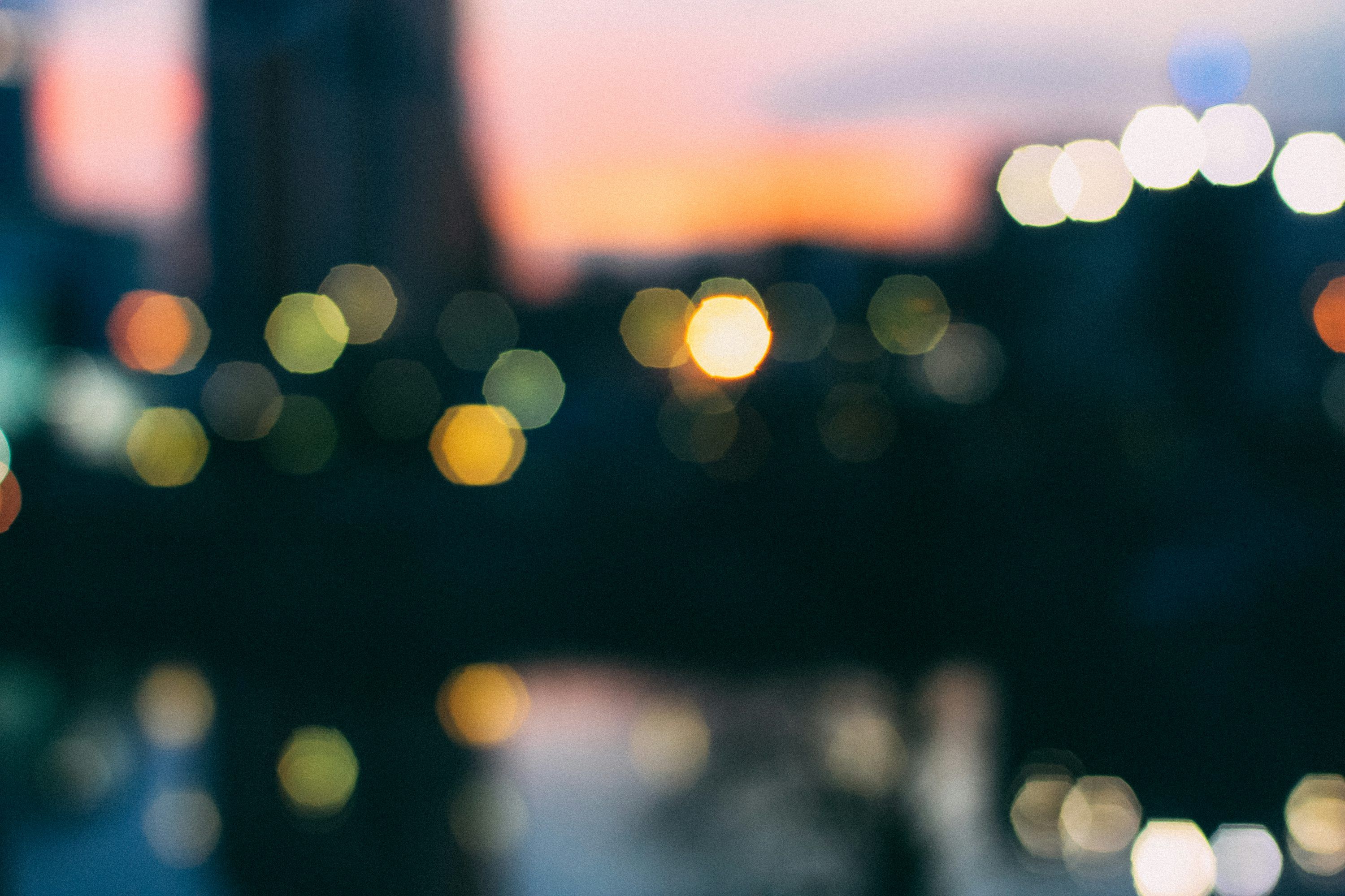 3000x2000 Bokeh photography of city lights during night time photo