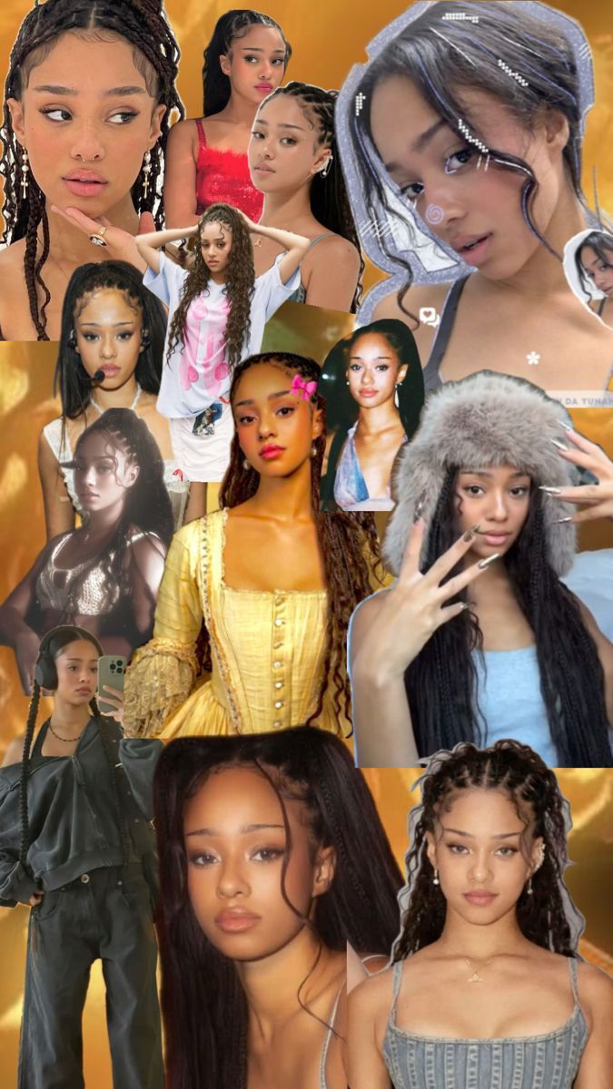 675x1200 manon#yellow #Katseye #wallpaper #backround #collage #phone #pretty