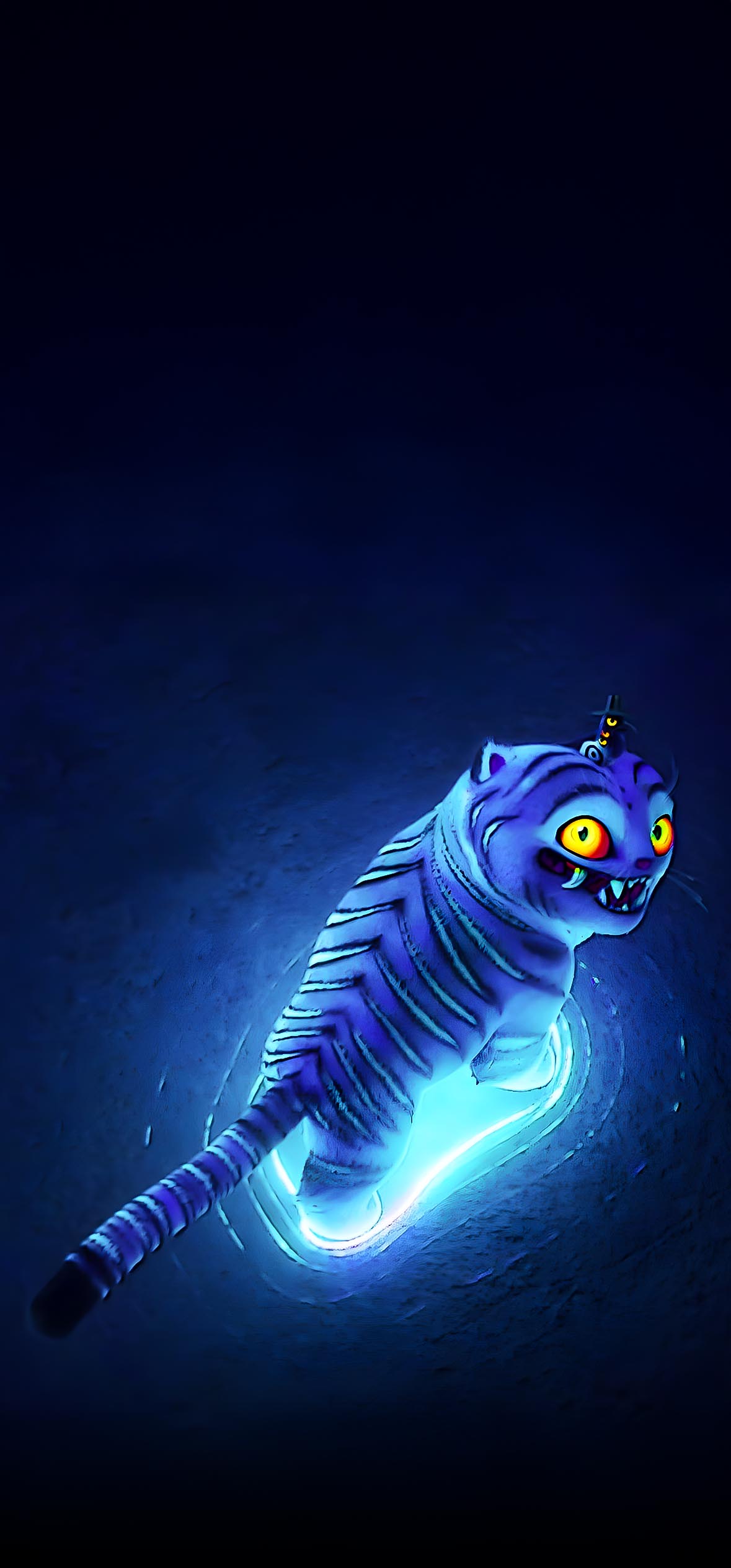 1179x2526 Derpy Tiger phone wallpaper