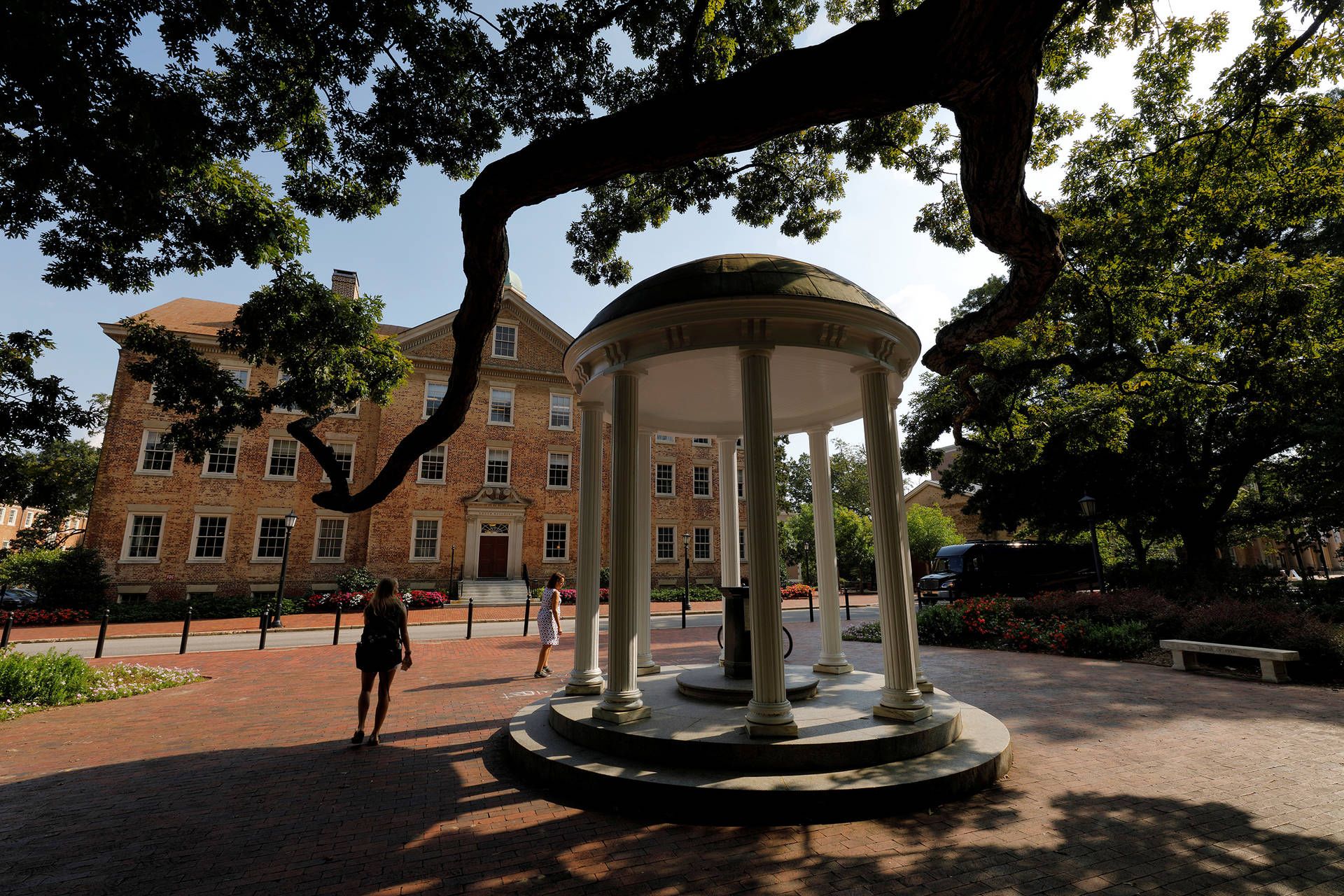 1920x1280 Download Historic Old Well at the University of North Carolina Wallpaper