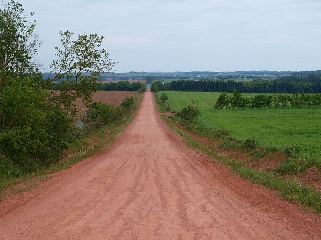 1024x768 RED soil PEI. Red Soil of Prince edward island, Canada