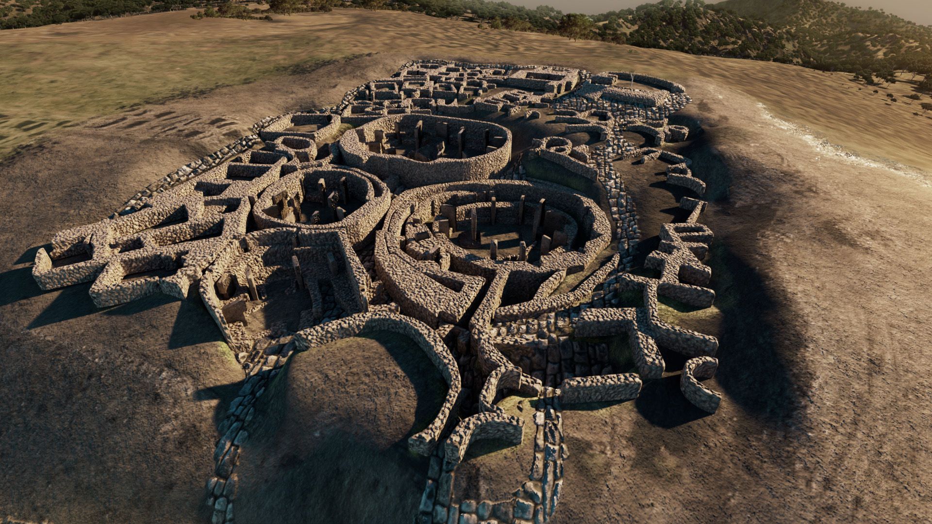 1920x1080 Stone Age Temple Mystery