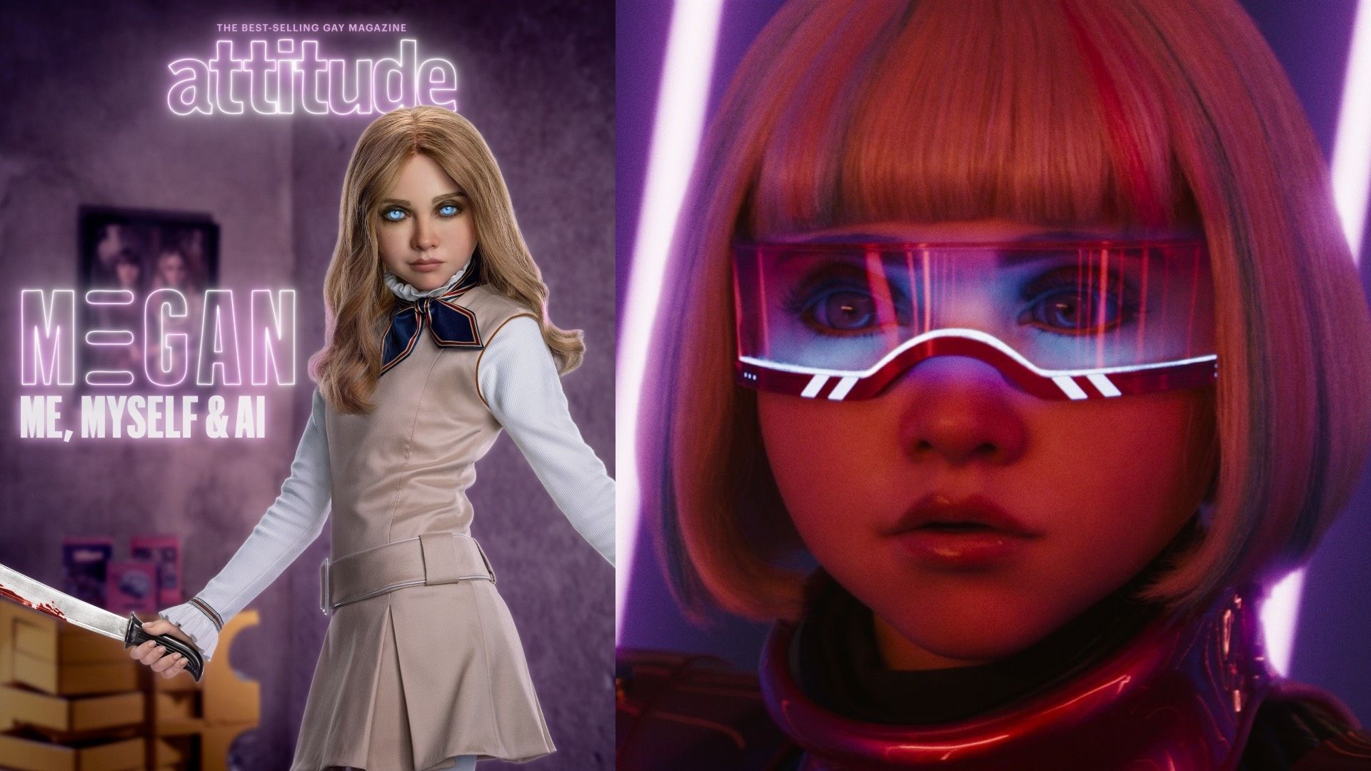 1920x1080 M3GAN 2.0: Gay icon, Attitude cover girl tells Dolls: 'Your existence is not a debate'