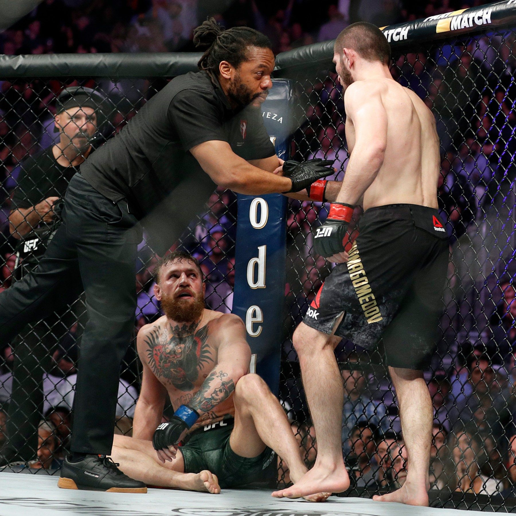 1800x1800 Melee at UFC 229 after Khabib Nurmagomedov chokes out Conor McGregor
