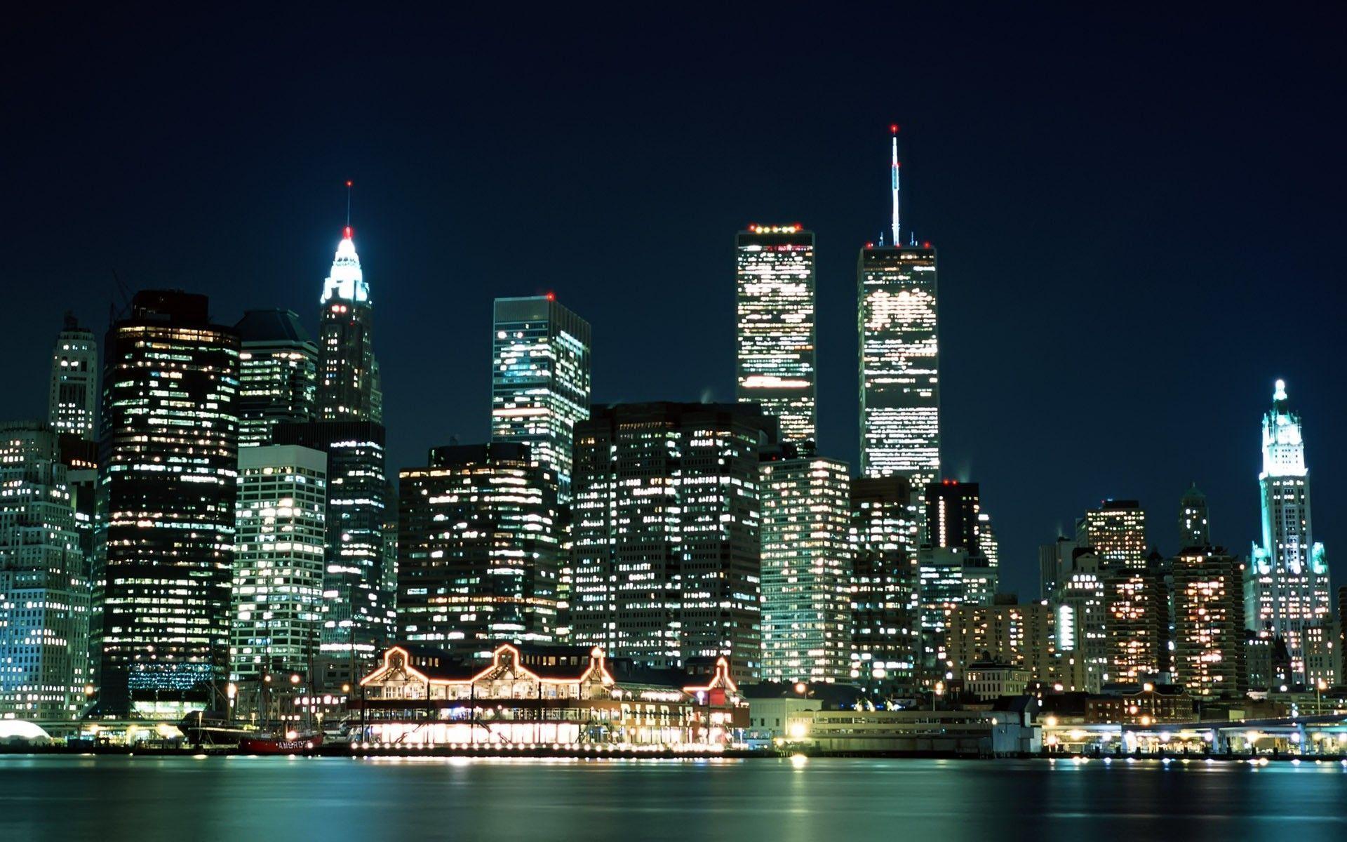 1920x1200 Twin Towers Wallpaper