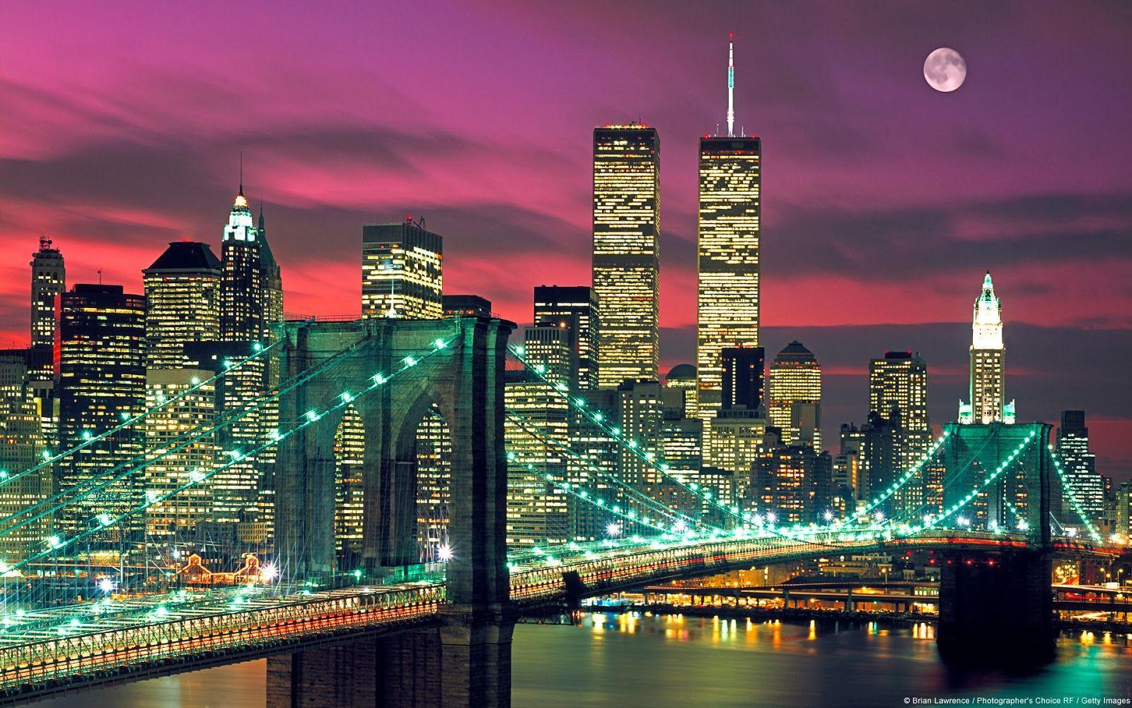 1600x1000 Beautiful Bridges in Nights HD Wallpaper. Brooklyn bridge