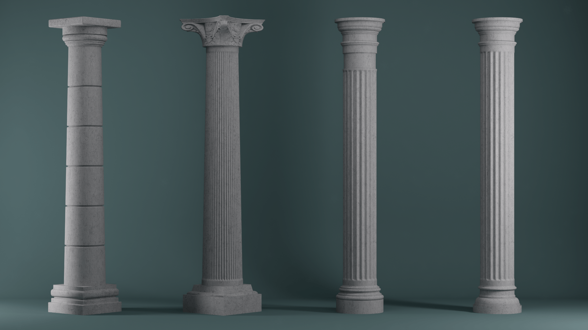 1920x1080 Modular Roman Columns