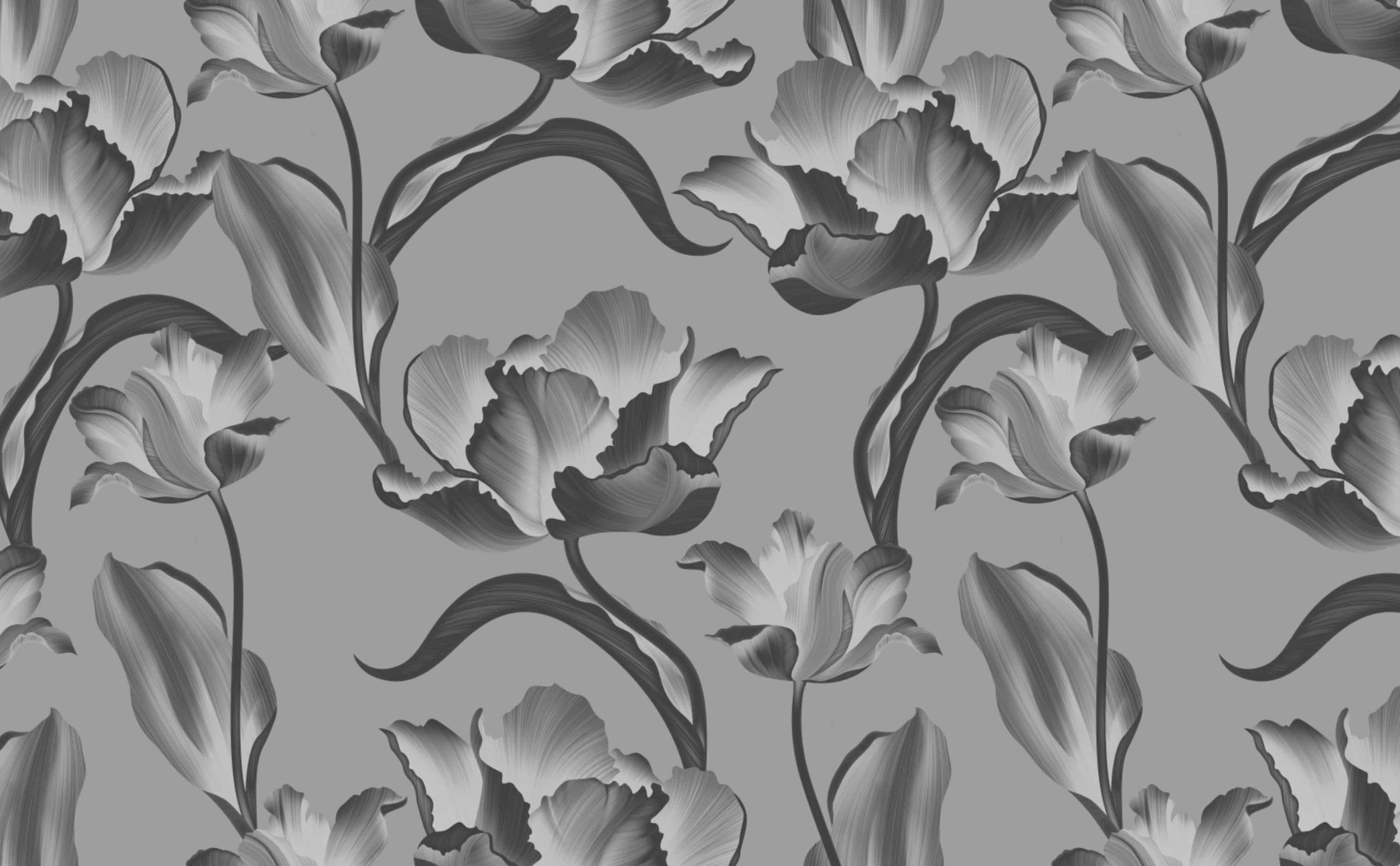 3028x1872 Graphite Blossoms