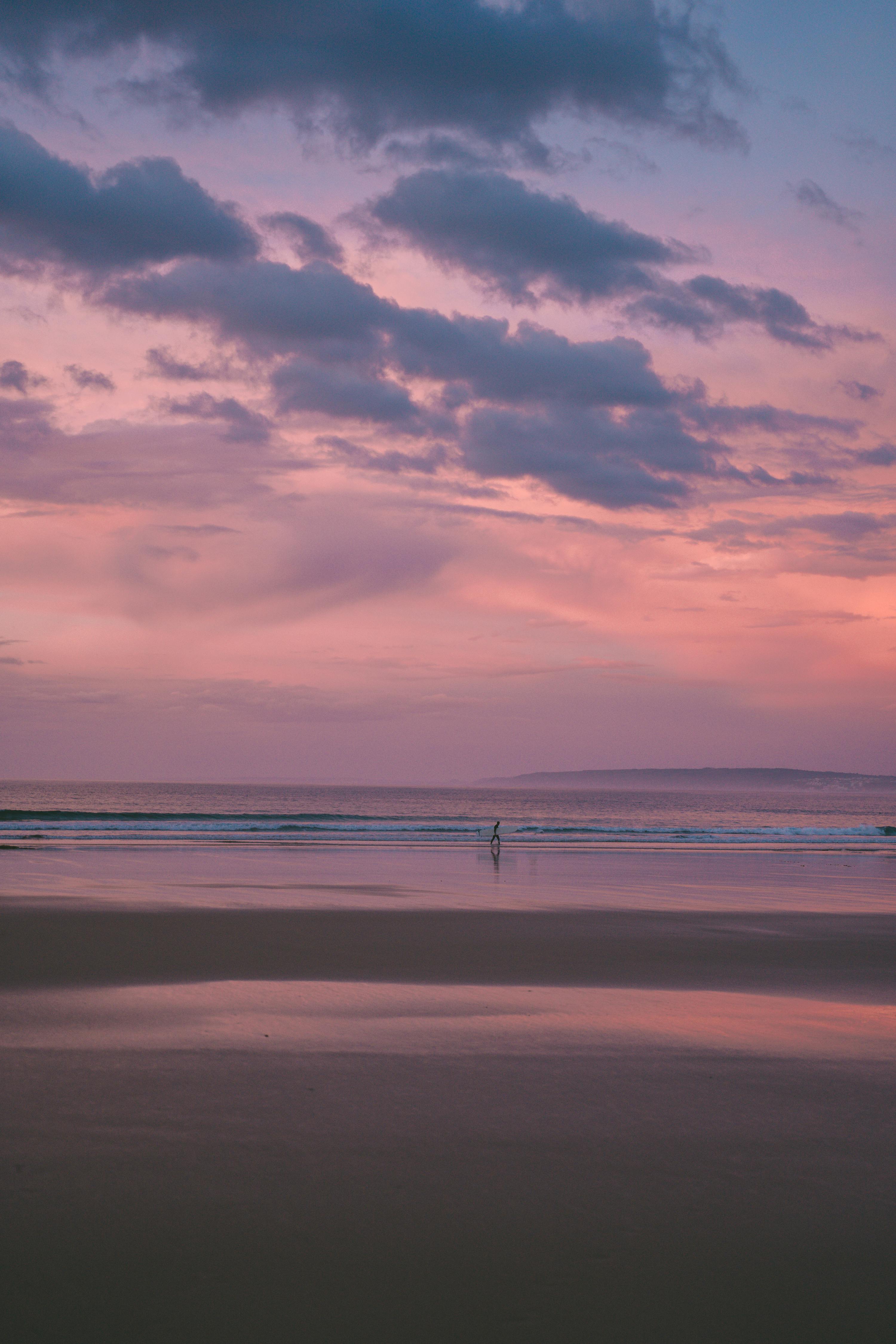 3000x4500 A Beautiful Twilight on a Beach · Free