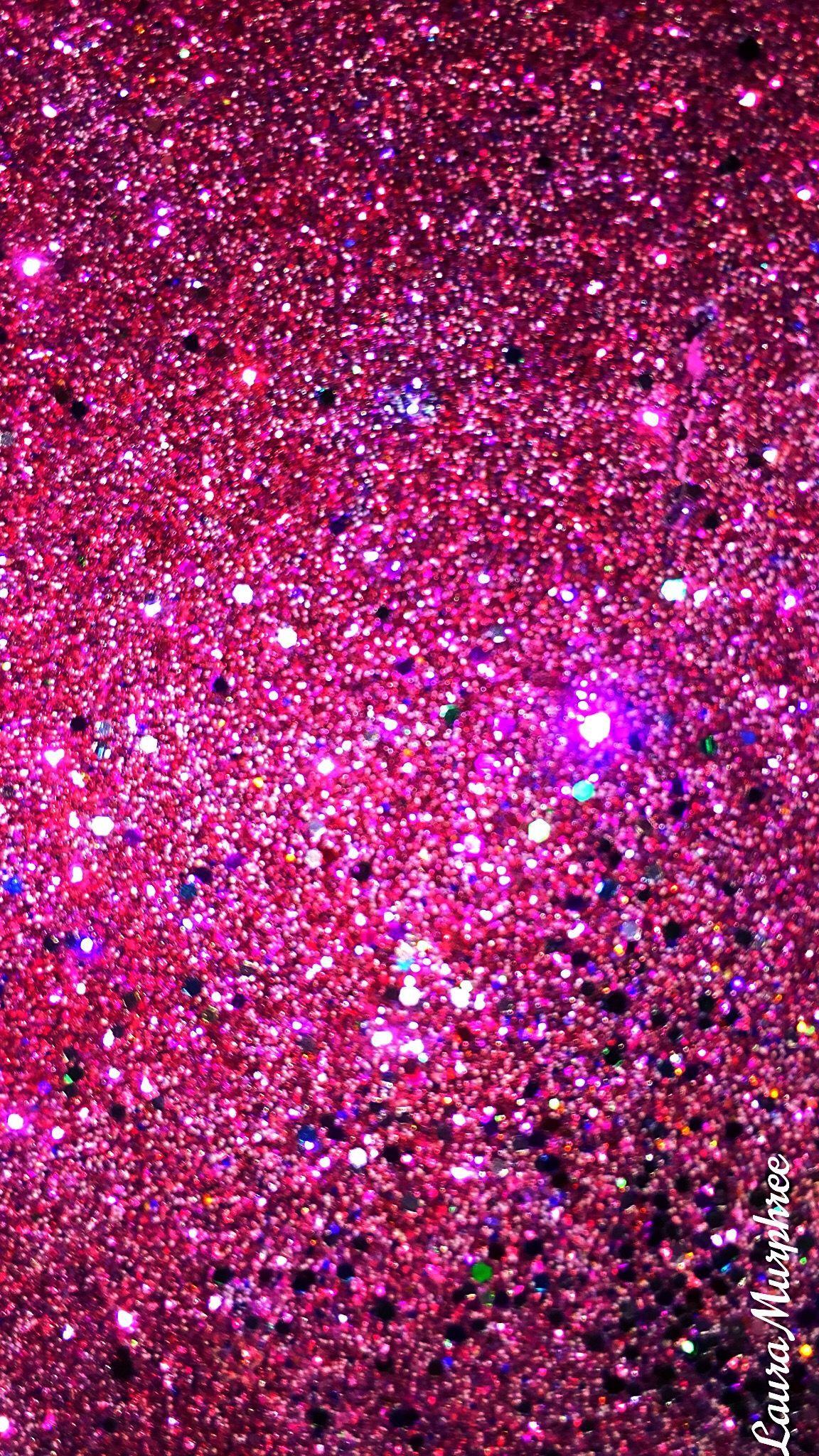 1152x2048 Sparkly Hot Pink Glitter Background Wallpaper
