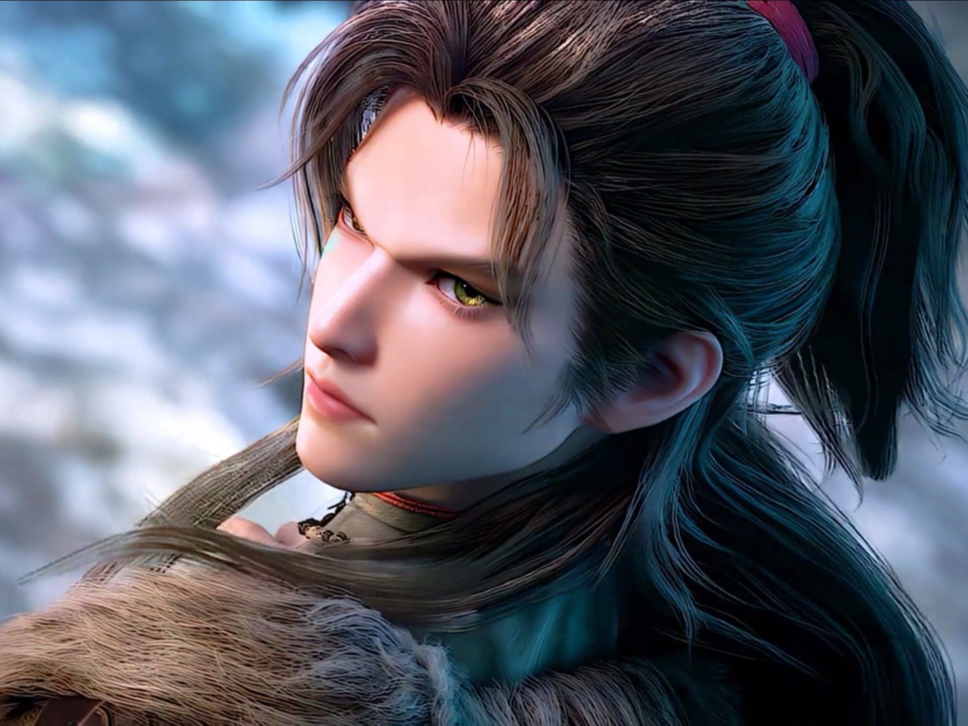 1920x1440 Mu'er has finally grown up! The new modeling is handsome to a new level! Animation Mu Shen Ji