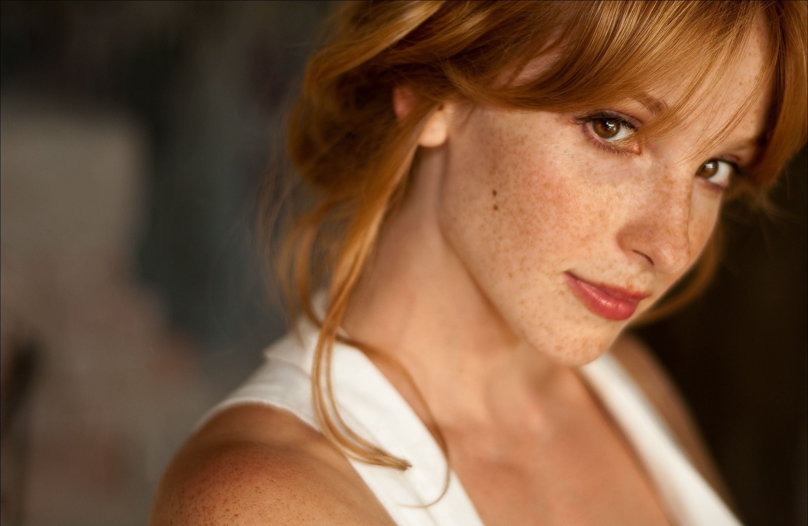 3219x2095 Wallpaper freckles, red, girl, redhead, actress, freckles, kerekes Vice for mobile and desktop, section девушки, resolution 3219x2095