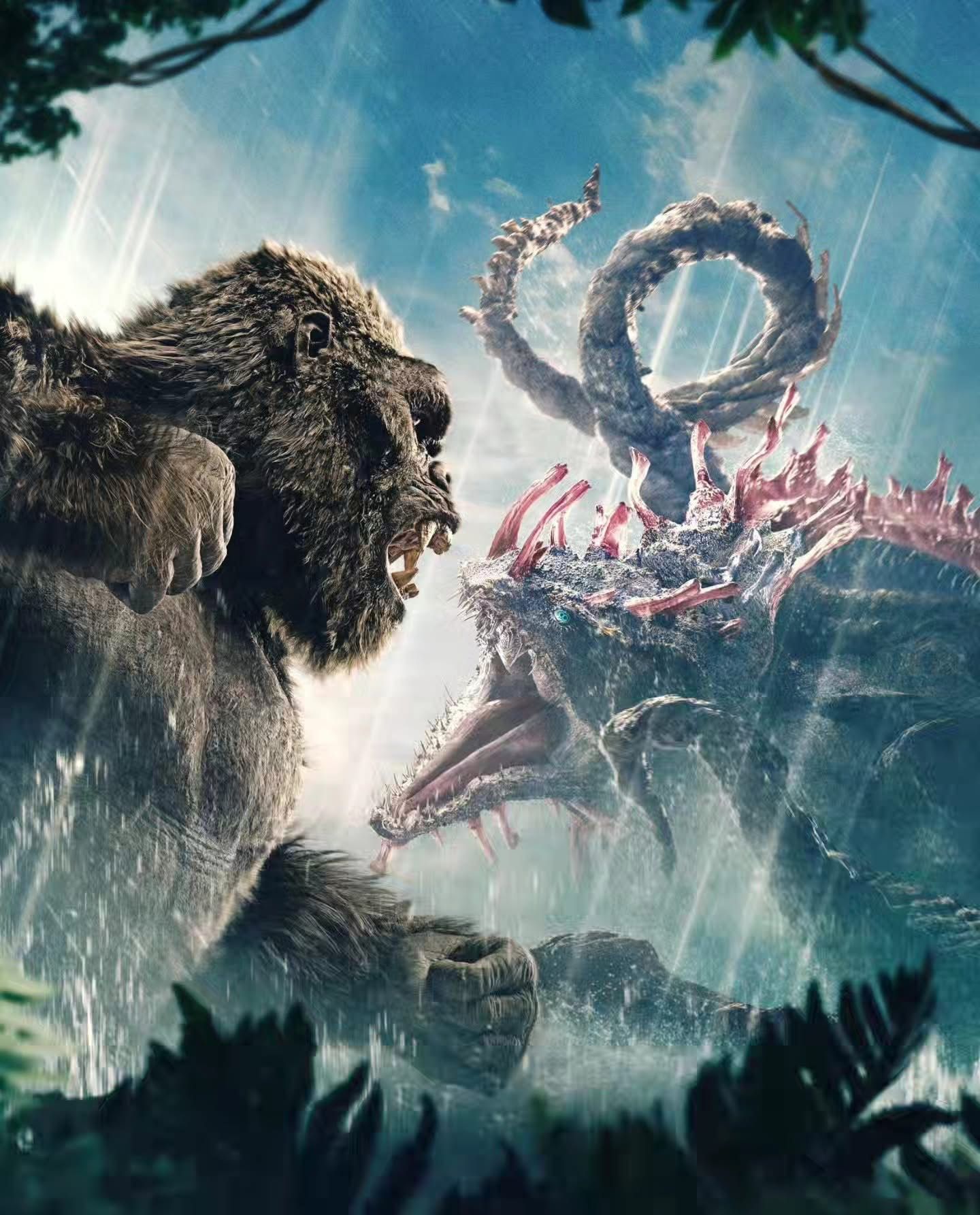 1440x1785 Monarch S2 Kong vs. Titan X wallpaper (Monarch: Legacy of Monsters Season 2 Image)