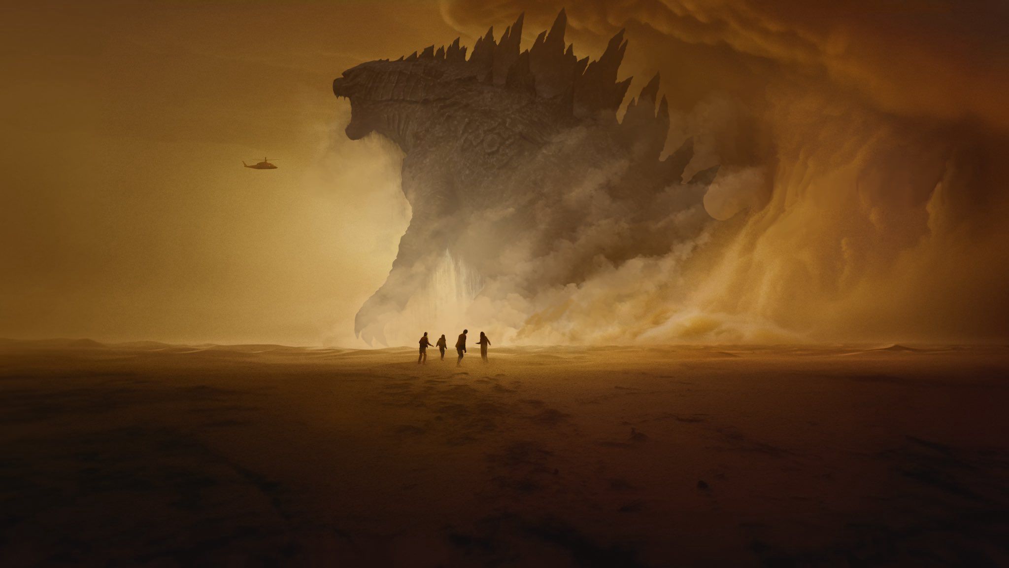 2048x1152 Godzilla fan 'fixes' Monarch: Legacy of Monsters promotional banner. Godzilla Community Spotlight