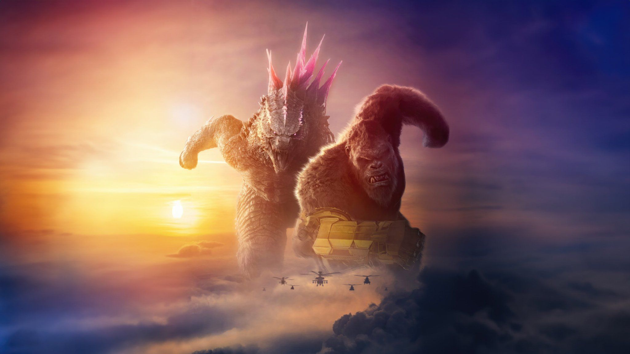 2048x1152 Customize your Desktop & Phone with these Godzilla x Kong textless wallpaper!. Godzilla Minus Zero News