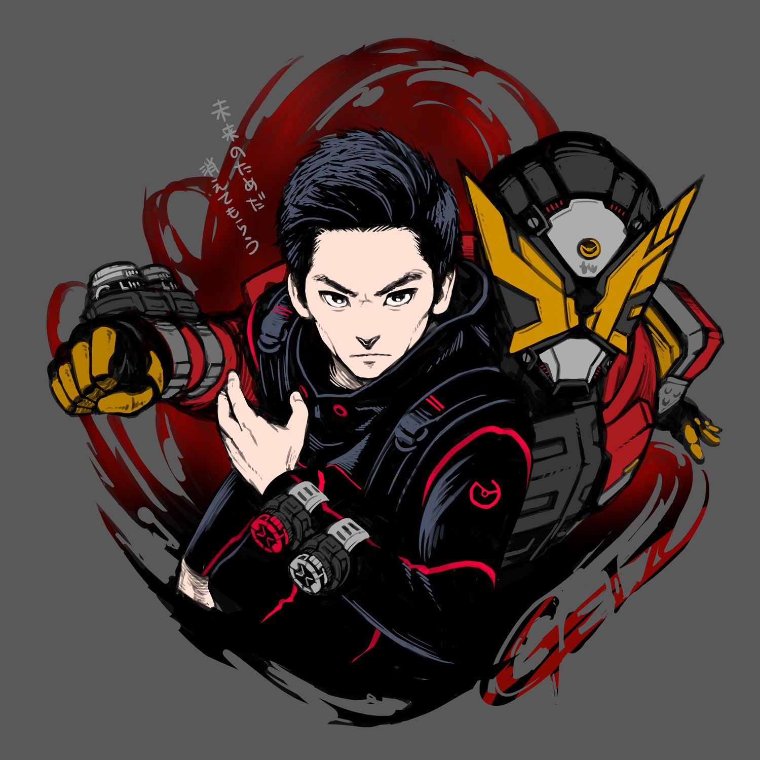 1500x1500 Kamen Rider Geiz Rider Zi O Anime Image Board