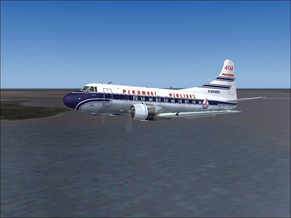 1024x768 Piedmont Airlines Martin 404 for FS2004