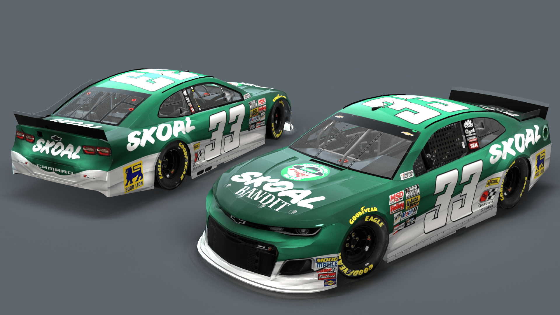 1920x1080 MENCS19 *FICTIONAL* Skoal Bandit Chevrolet