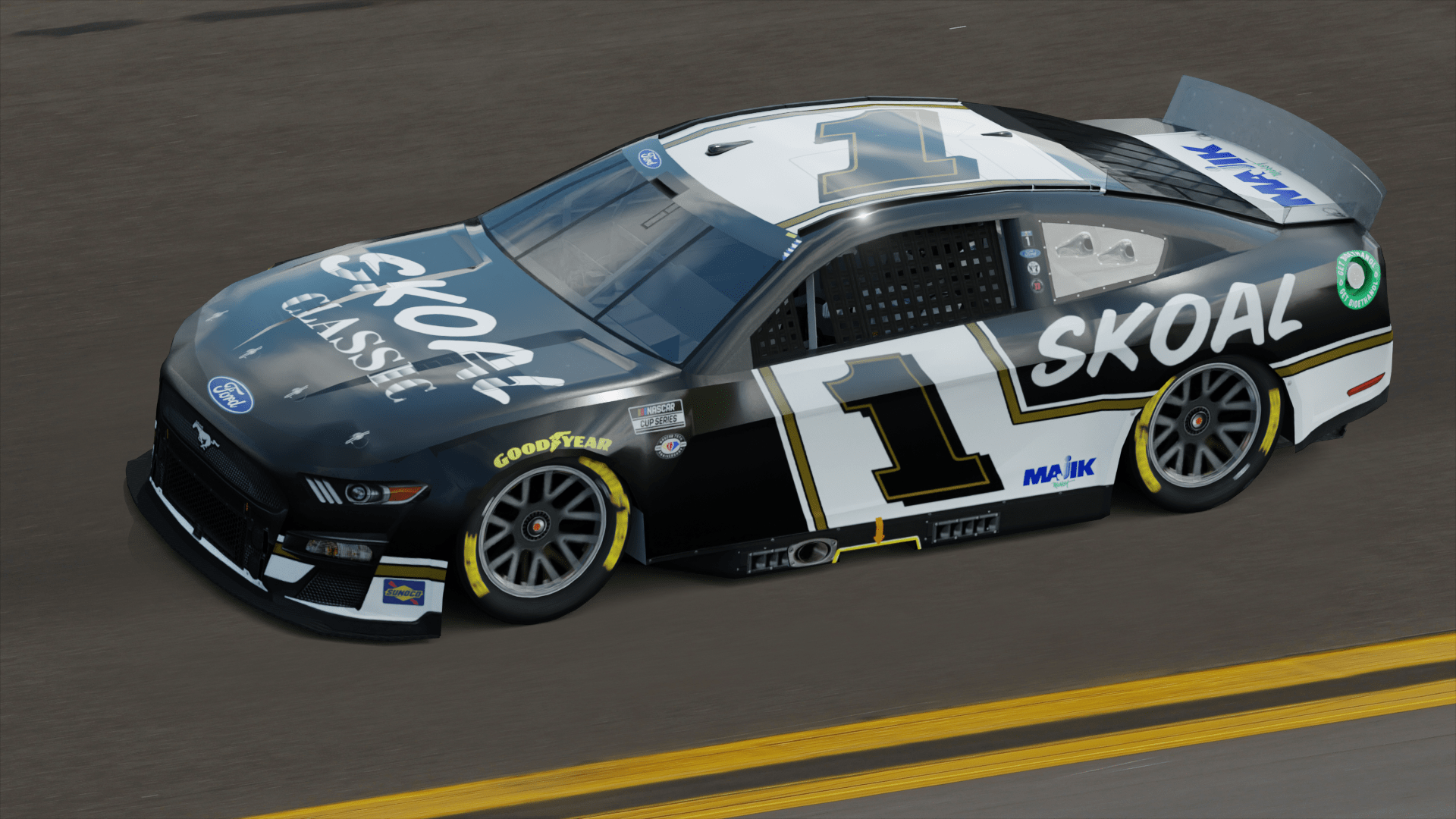 1920x1080 Skoal Mustang Base (Rick Mast Throwback) NCS22: Layered.psd file