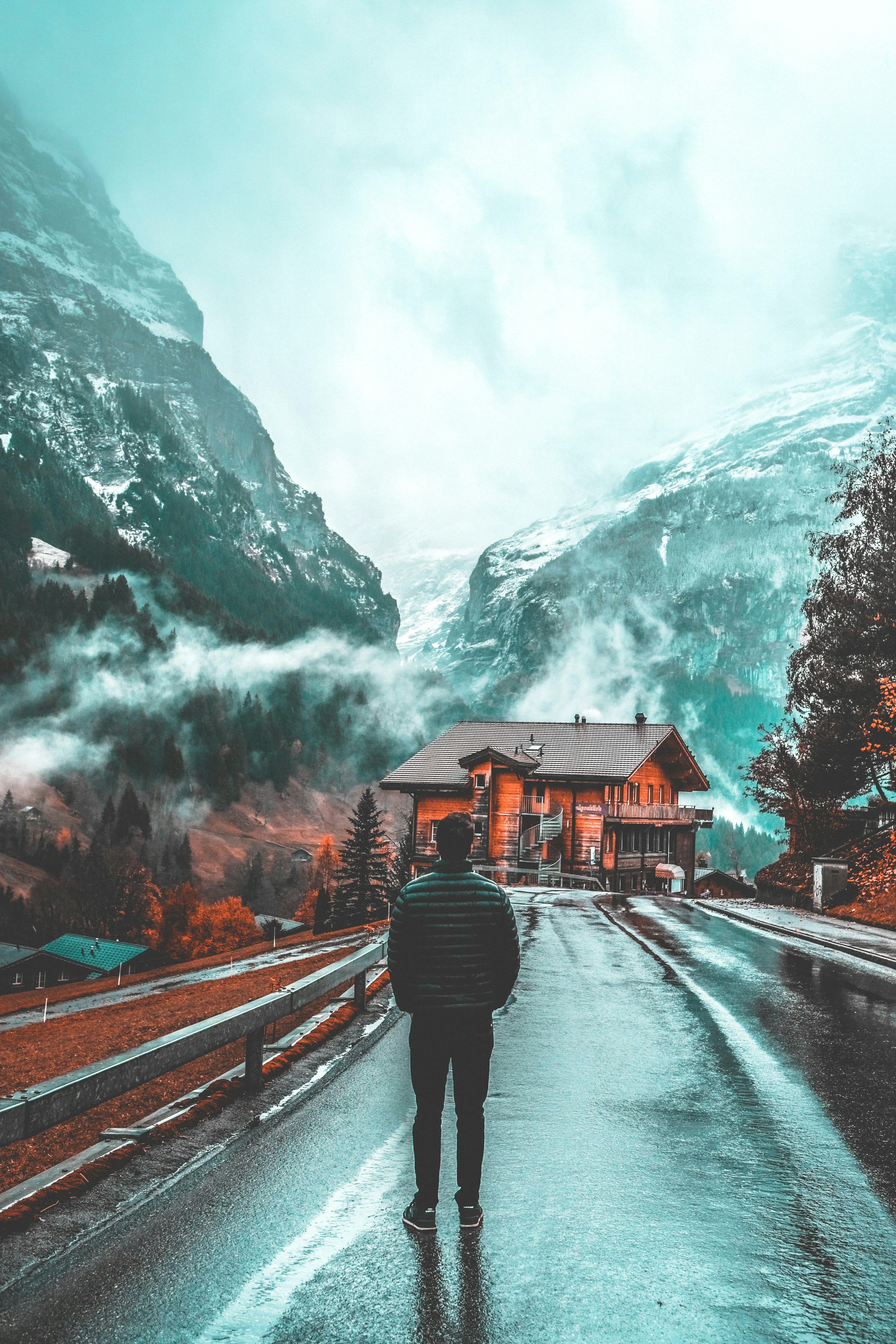 3000x4500 Mountain Rain Picture. Download Free Image