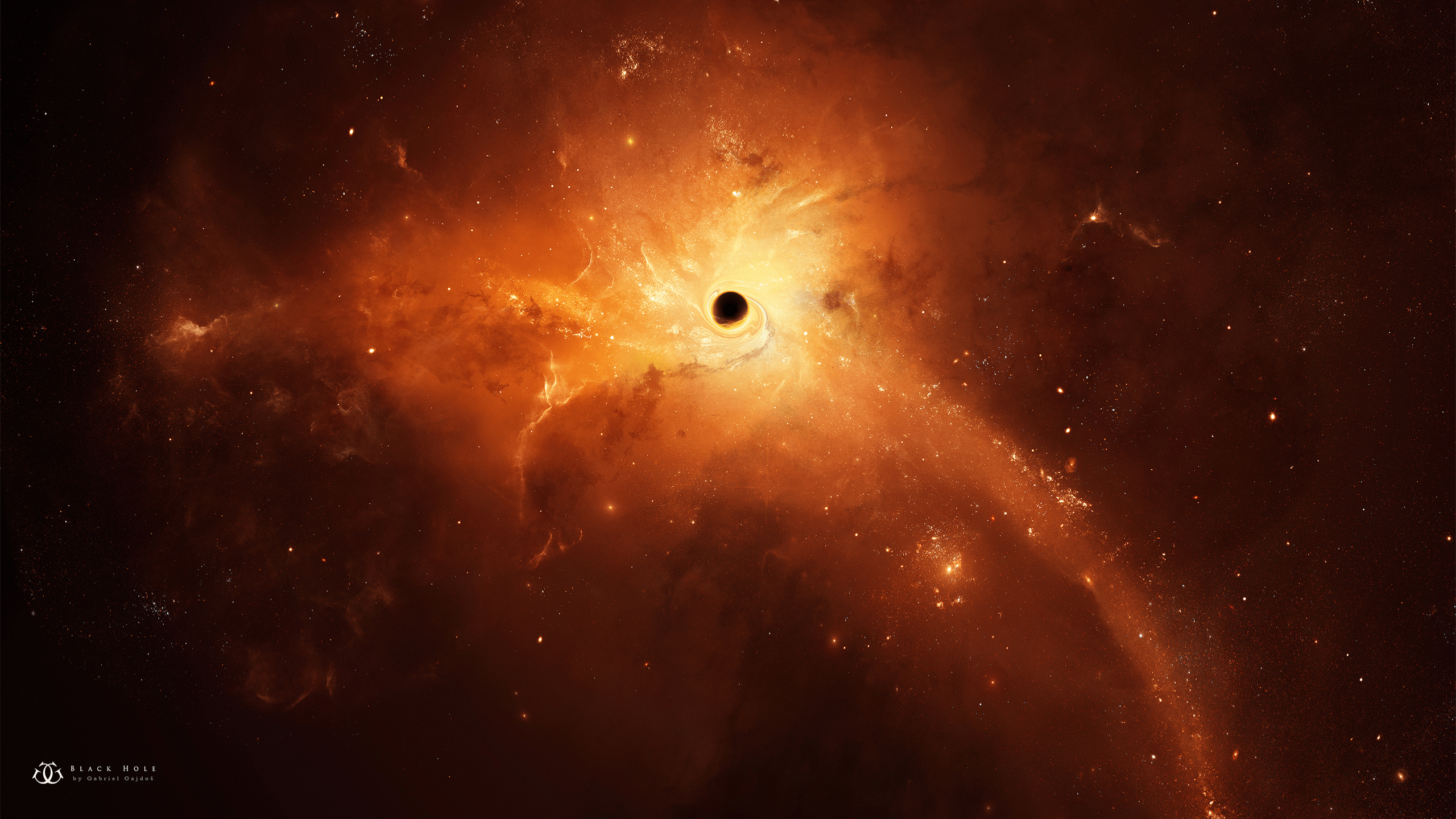 2560x1440 Wallpaper Black Holes, Black Hole, Galaxy, Event Horizon Telescope, Space, Background Free Image