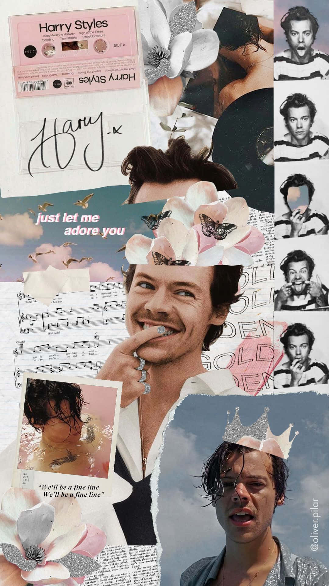 1080x1920 Download “Strikingly Handsome Harry Styles” Wallpaper