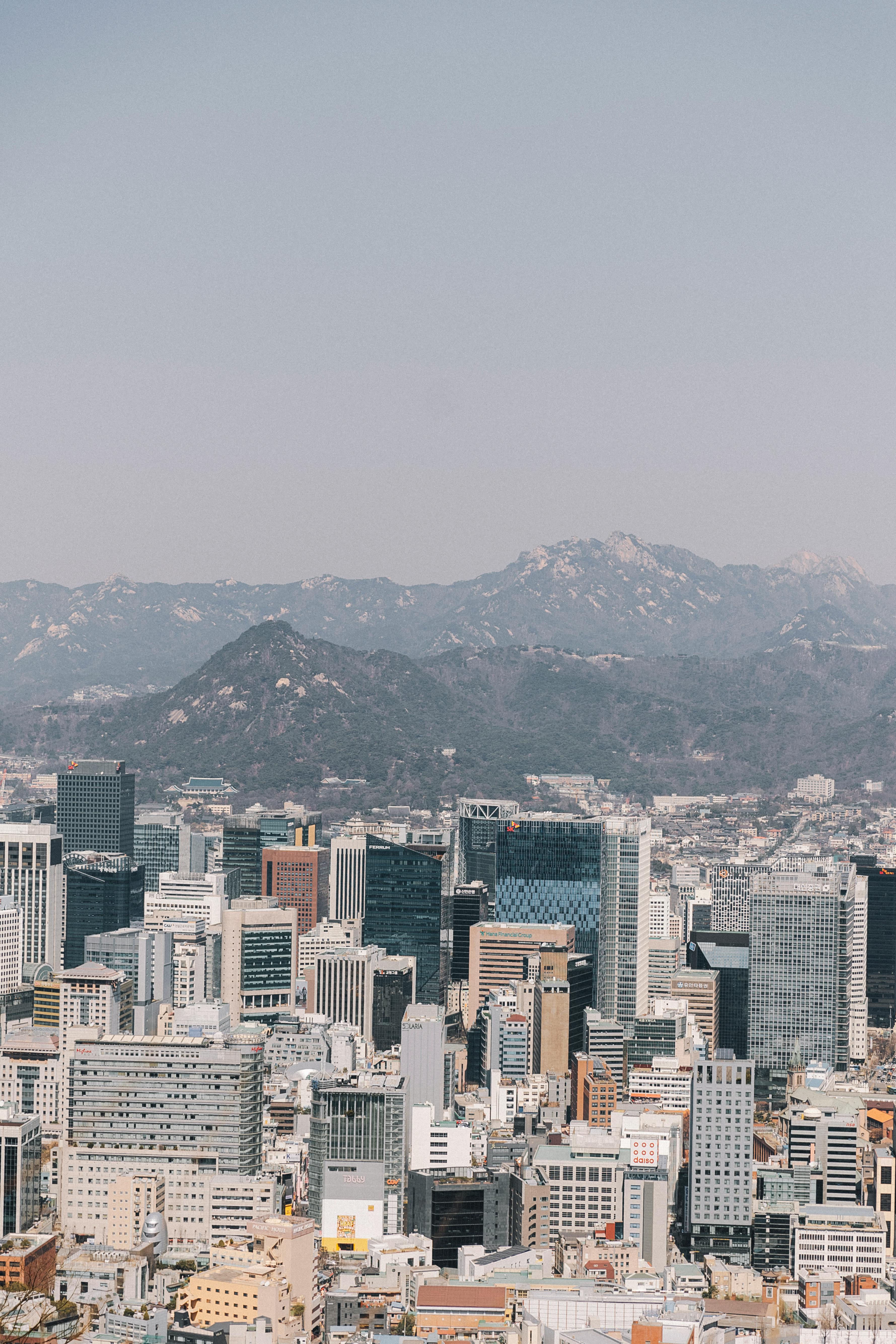 3559x5339 Birds Eye View of Seoul in South Korea · Free