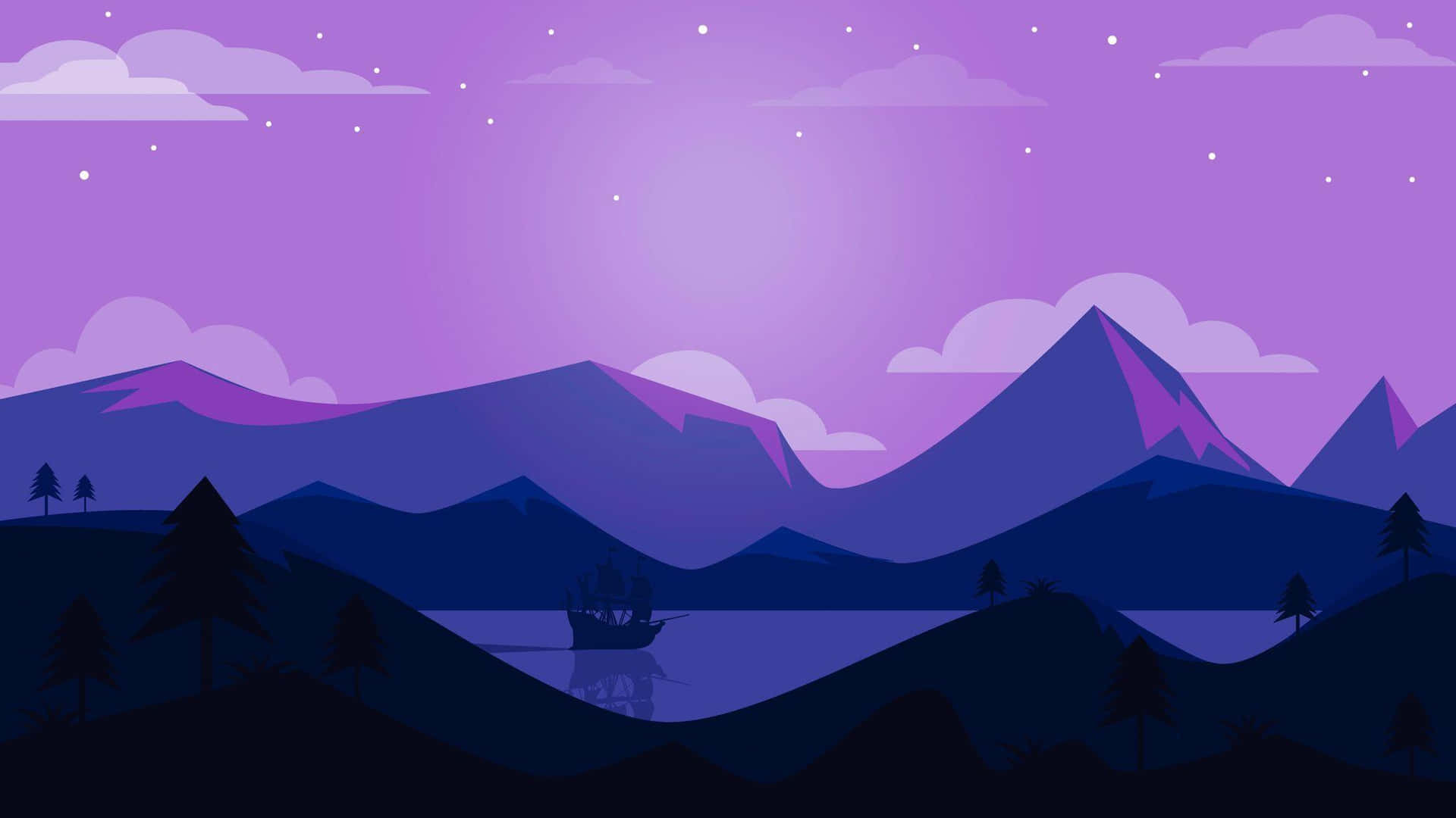 1920x1080 Minimalist Landscape Wallpaper