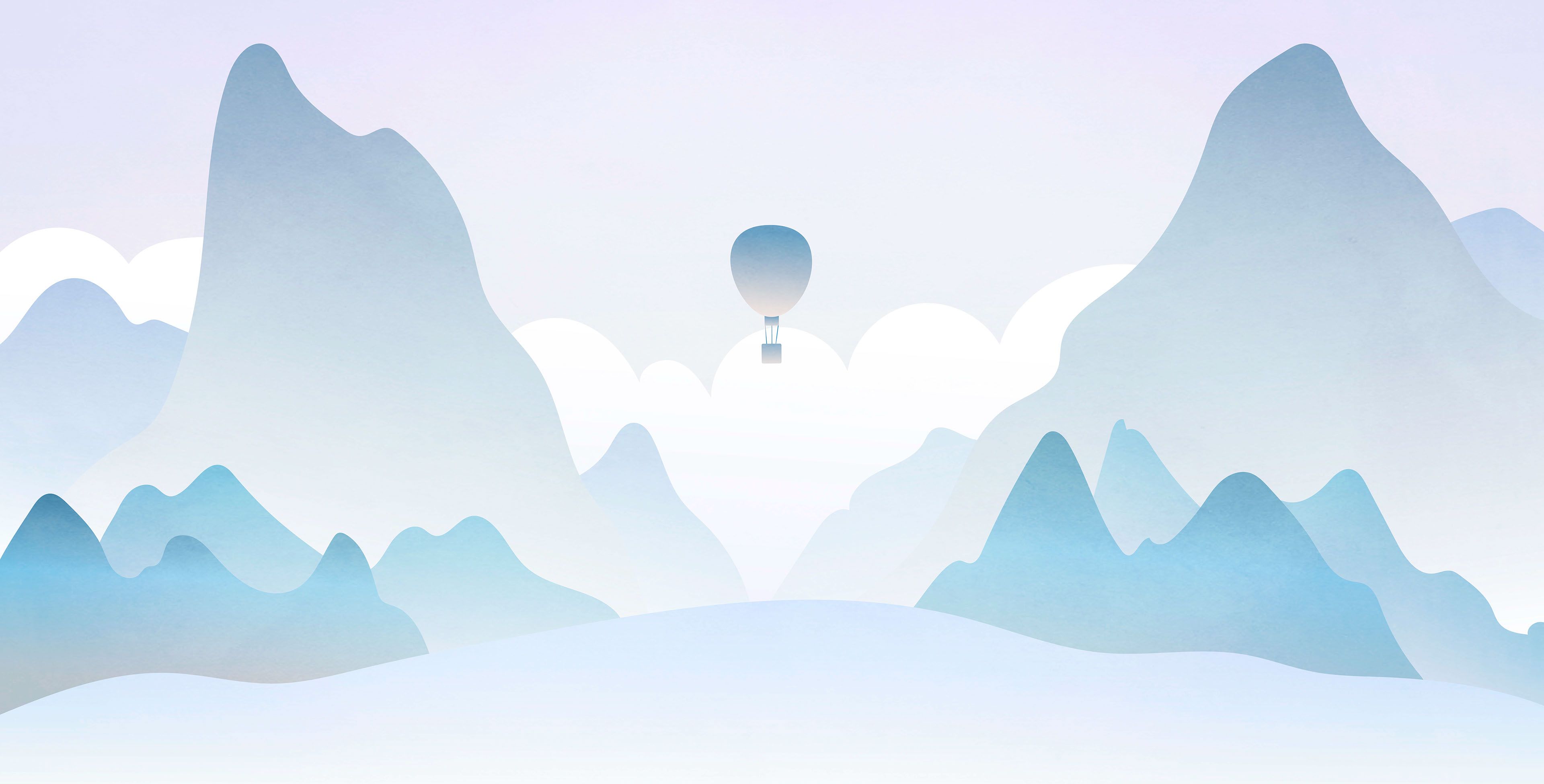 3840x1951 Morning Minimal Landscape 4k Wallpaper, HD Artist Wallpaper, 4k Wallpaper, Image, Background, Photos and Picture