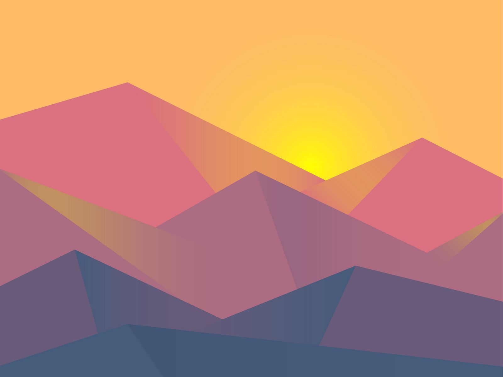 1600x1200 Download wallpaper 1600x1200 minimalism, geometric, landscape standard 4:3 HD background