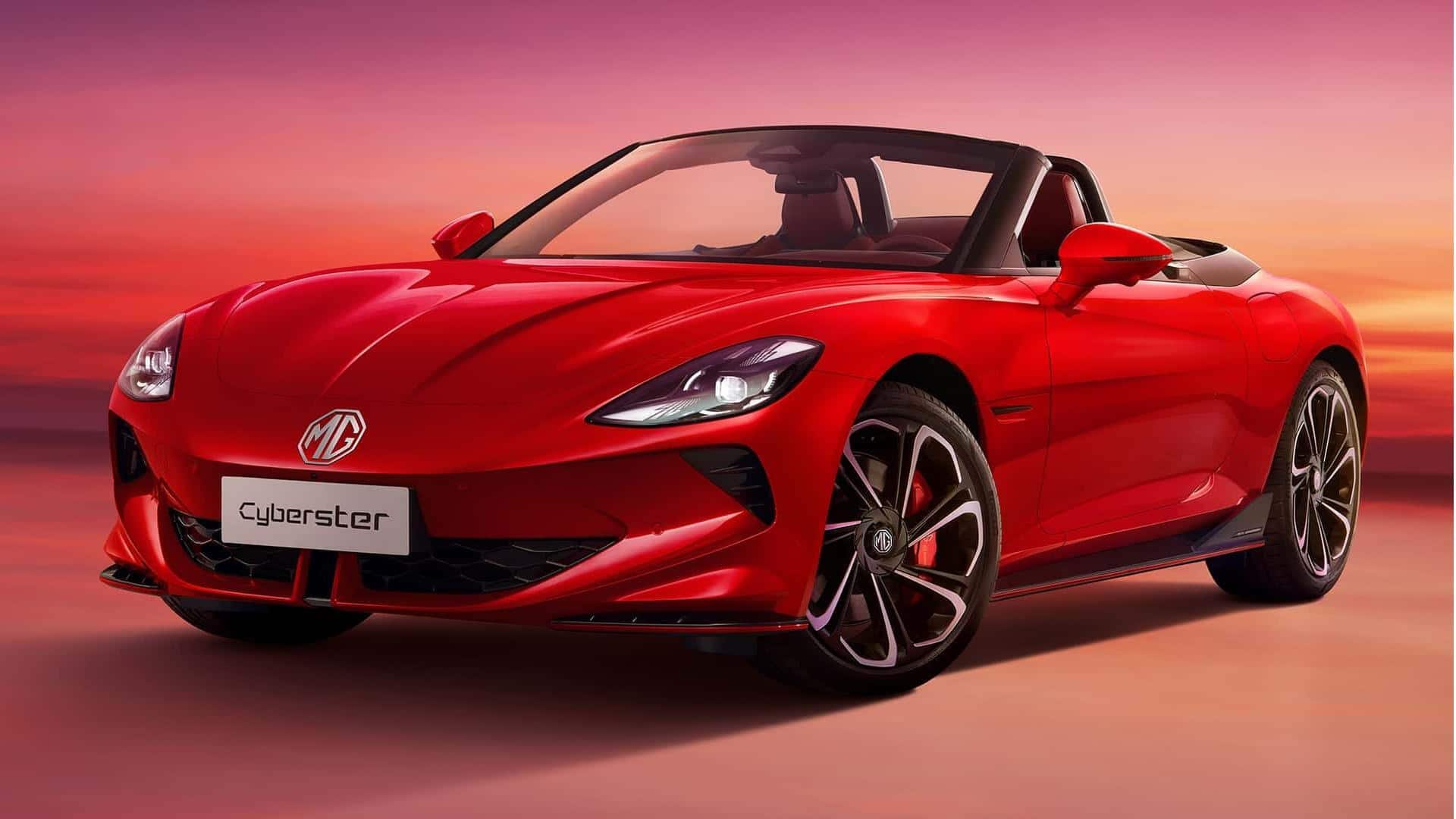 1920x1080 MG Motor reveals technical specifications of its Cyberster roadster