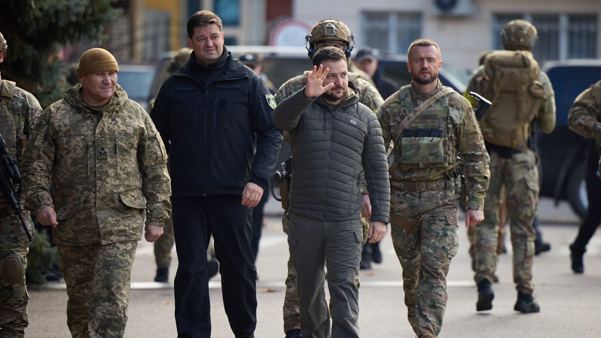 1920x1080 Zelensky visits liberated Kherson: The beginning of the end of